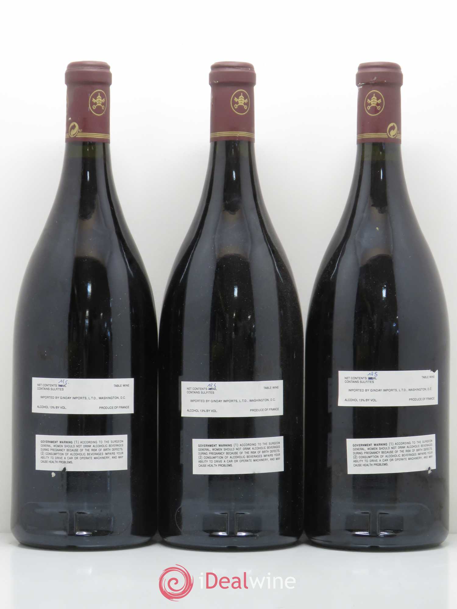 Châteauneuf-du-Pape Cuvée Vieilles Vignes La Janasse (Domaine de) 1998 - Lot de 3 magnums - 1