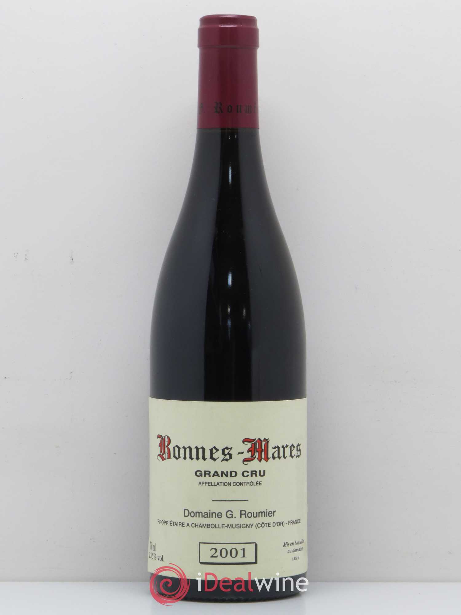 Bonnes-Mares Grand Cru Georges Roumier (Domaine) 2001 - Lot de 1 bouteille - 0