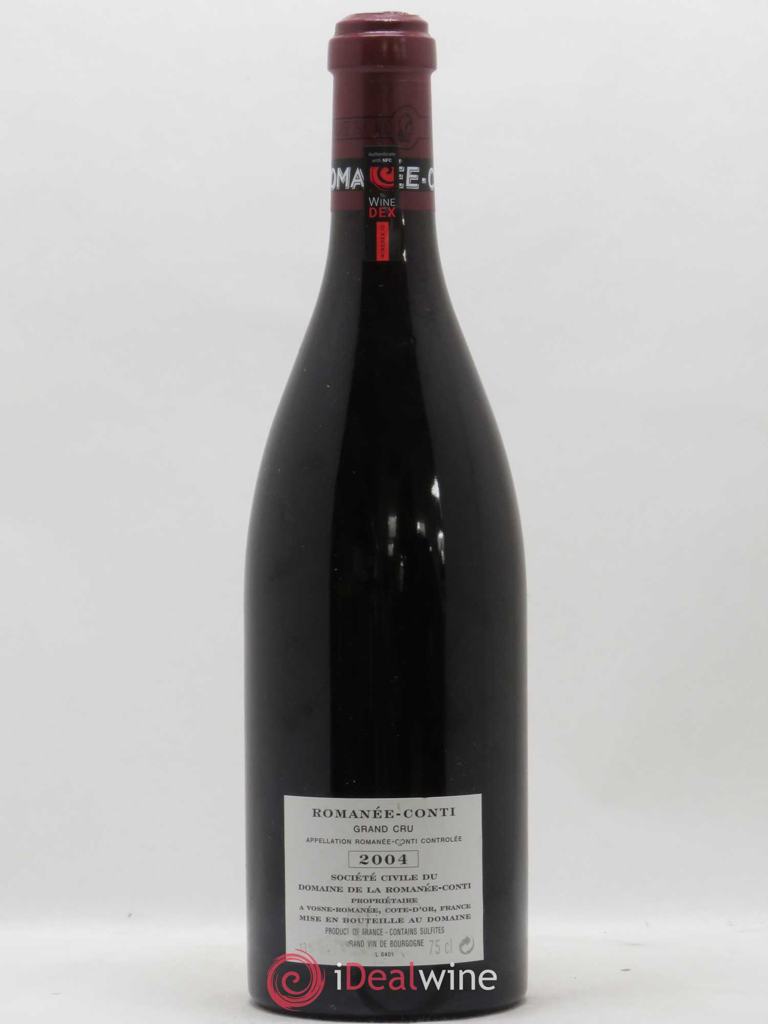 Romanée-Conti Grand Cru Domaine de la Romanée-Conti 2004 - Lot de 1 bouteille - 1