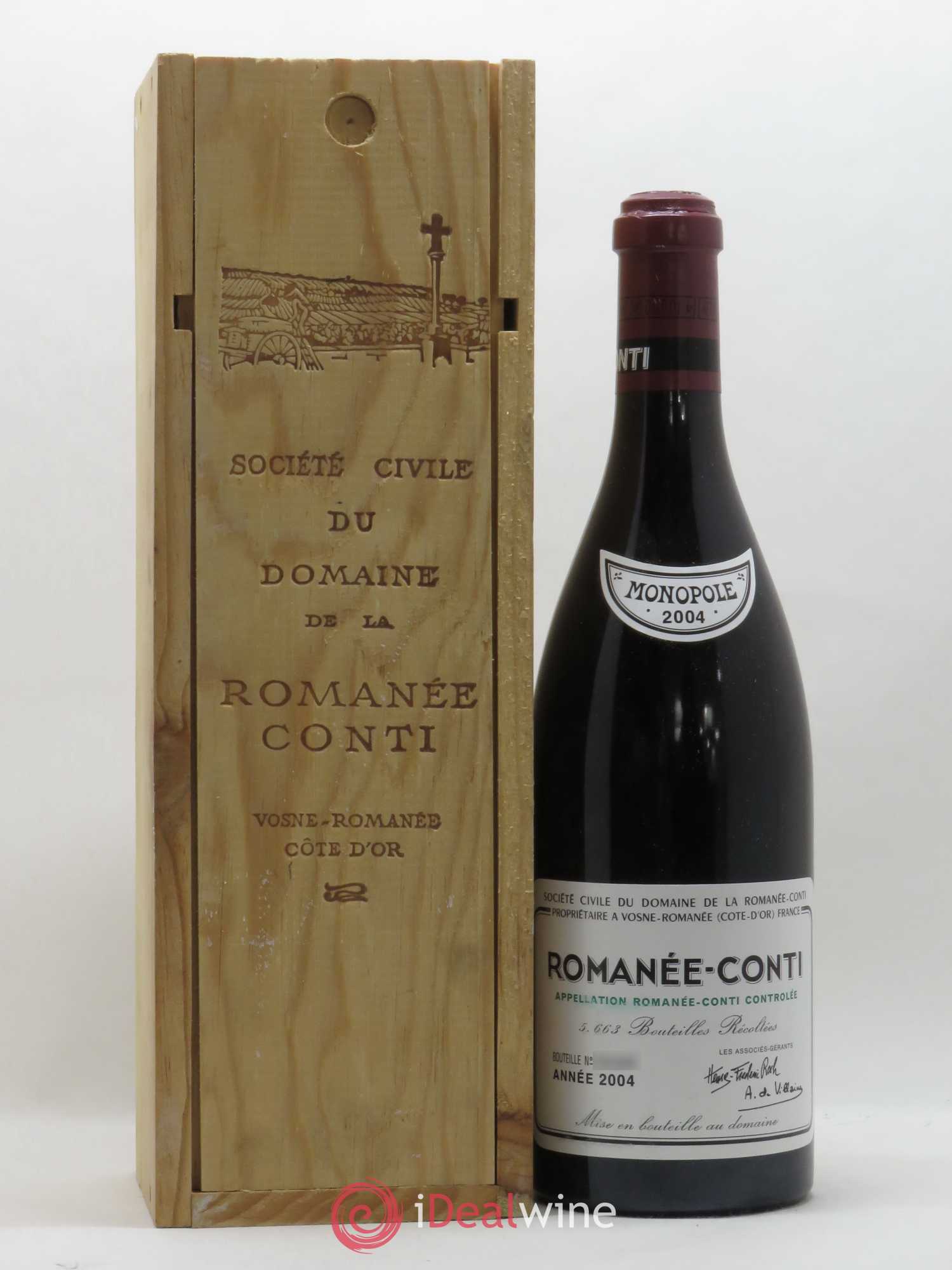 Romanée-Conti Grand Cru Domaine de la Romanée-Conti 2004 - Lot de 1 bouteille - 2