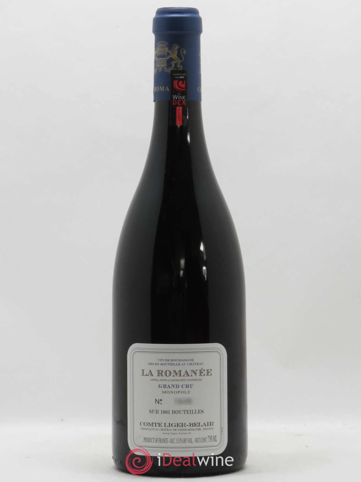 La Romanée Grand Cru Comte Liger-Belair (Domaine du) 2003 - Lot de 1 bouteille - 1