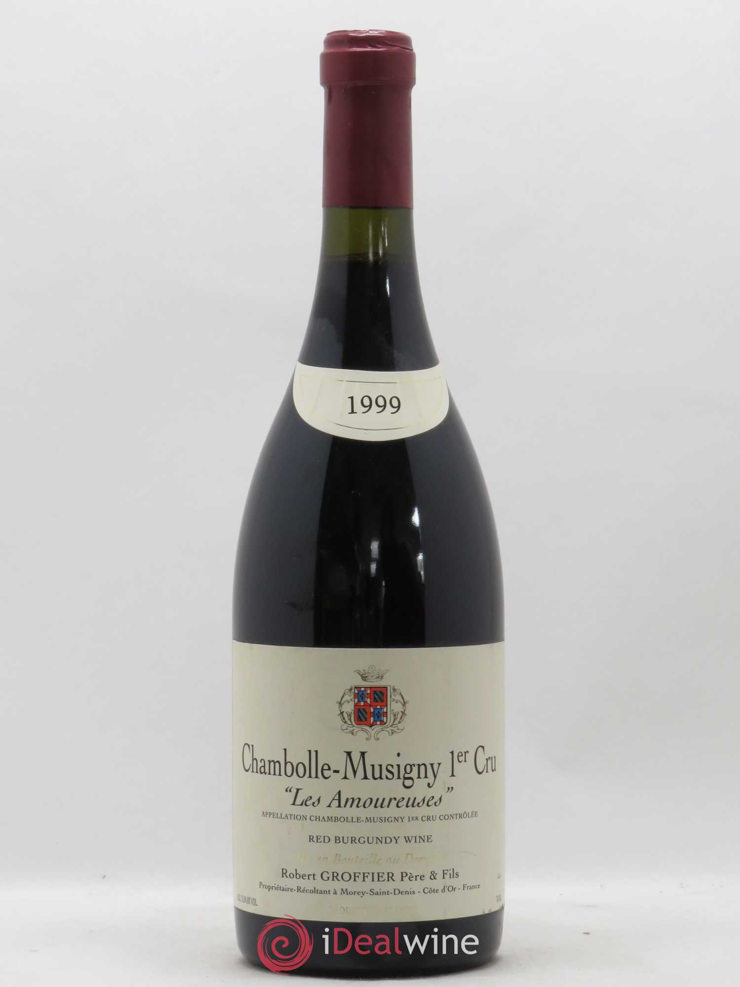 Chambolle-Musigny 1er Cru Les Amoureuses Robert Groffier Père & Fils (Domaine) 1999 - Lot de 1 bouteille - 0