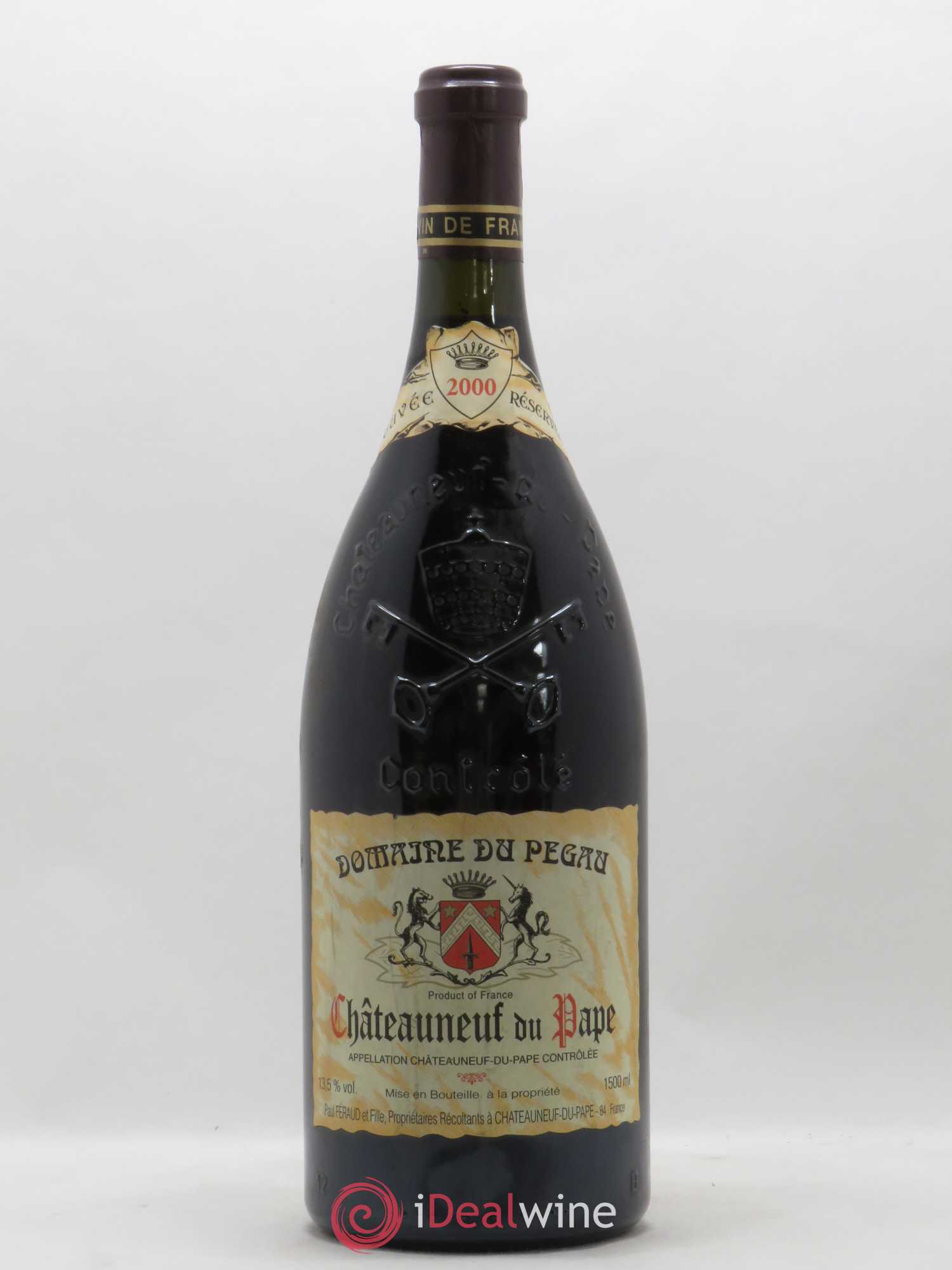 Châteauneuf-du-Pape Domaine du Pégau Cuvée Réservée Paul et Laurence Féraud 2000 - Lot de 1 magnum - 0