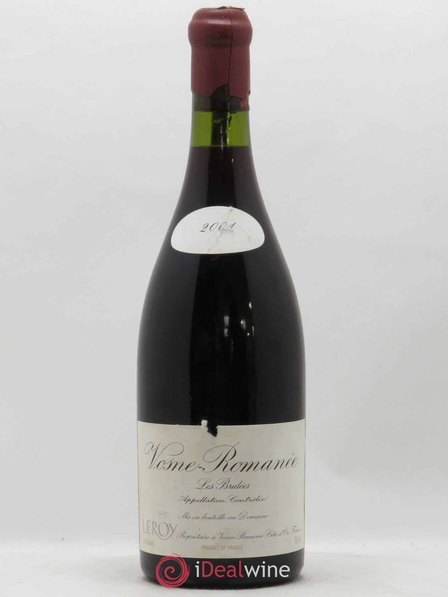 Vosne-Romanée Les Brulées 2001 - Posten von 1 Flasche - 0