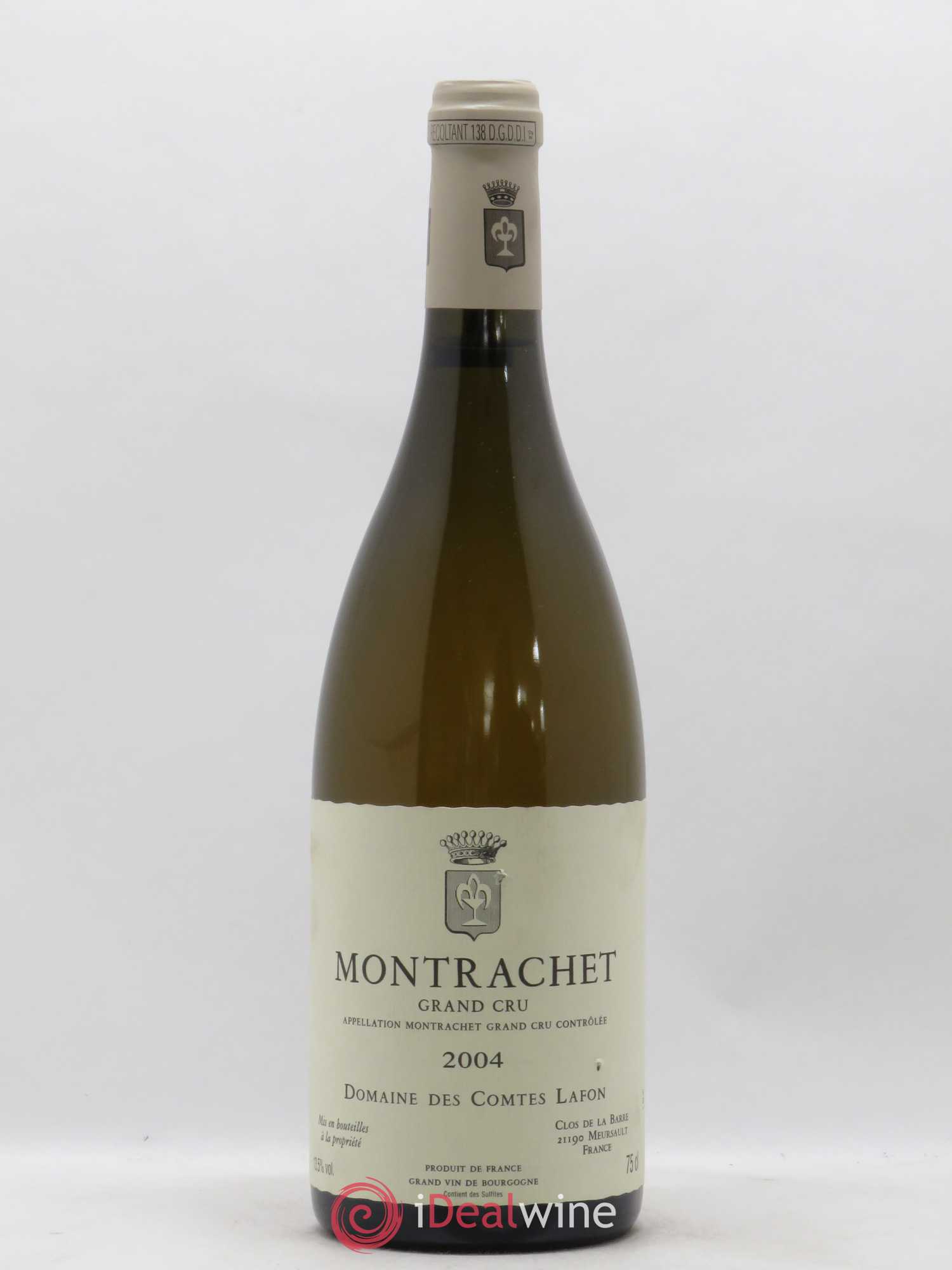 Montrachet Grand Cru Comtes Lafon (Domaine des) 2004 - Lot de 1 bouteille - 0