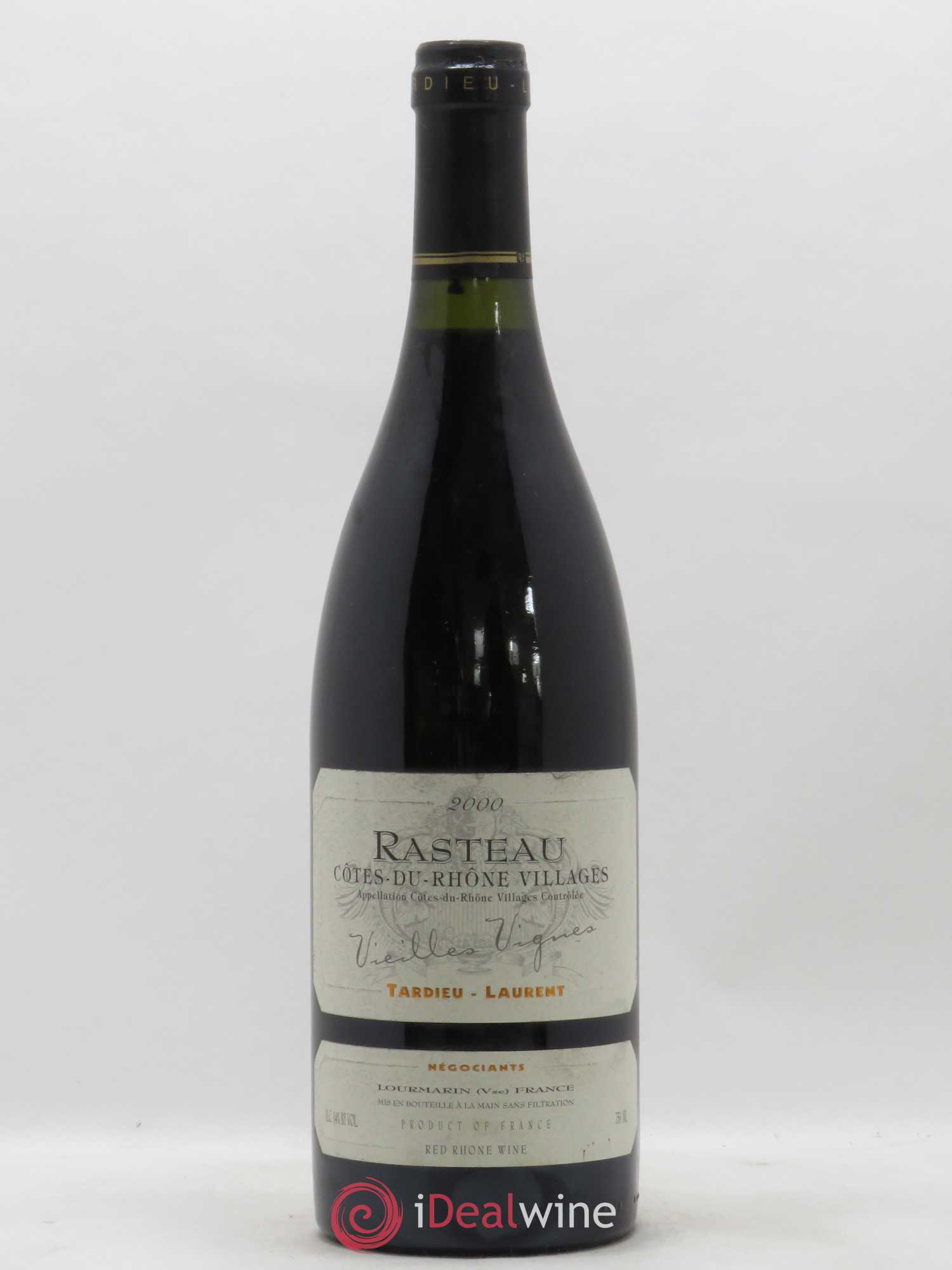Rasteau Vieilles vignes Tardieu Laurent 2000 - Lotto di 1 bottiglia - 0