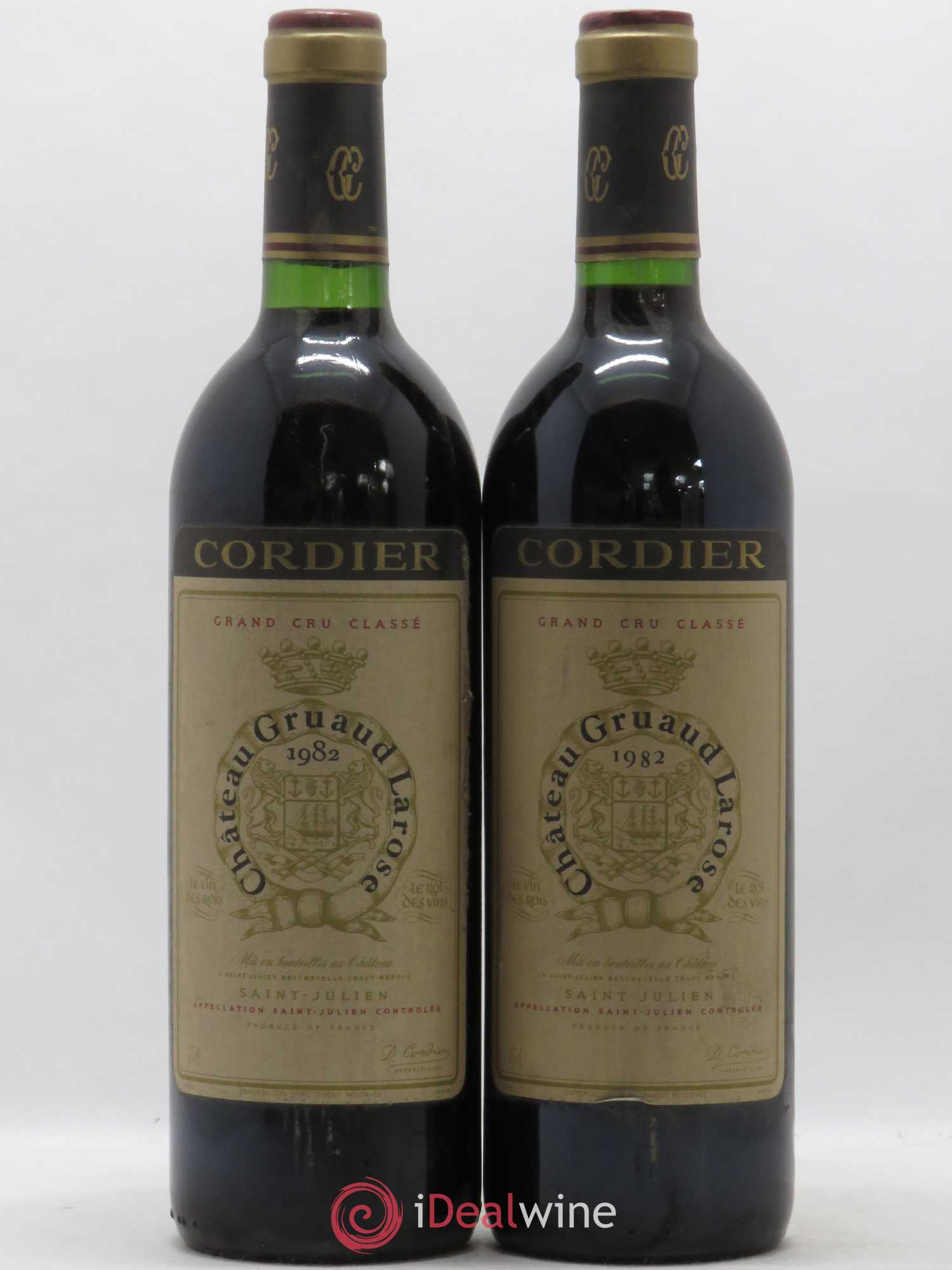 Château Gruaud Larose 2ème Grand Cru Classé 1982 - Lot de 2 bouteilles - 0
