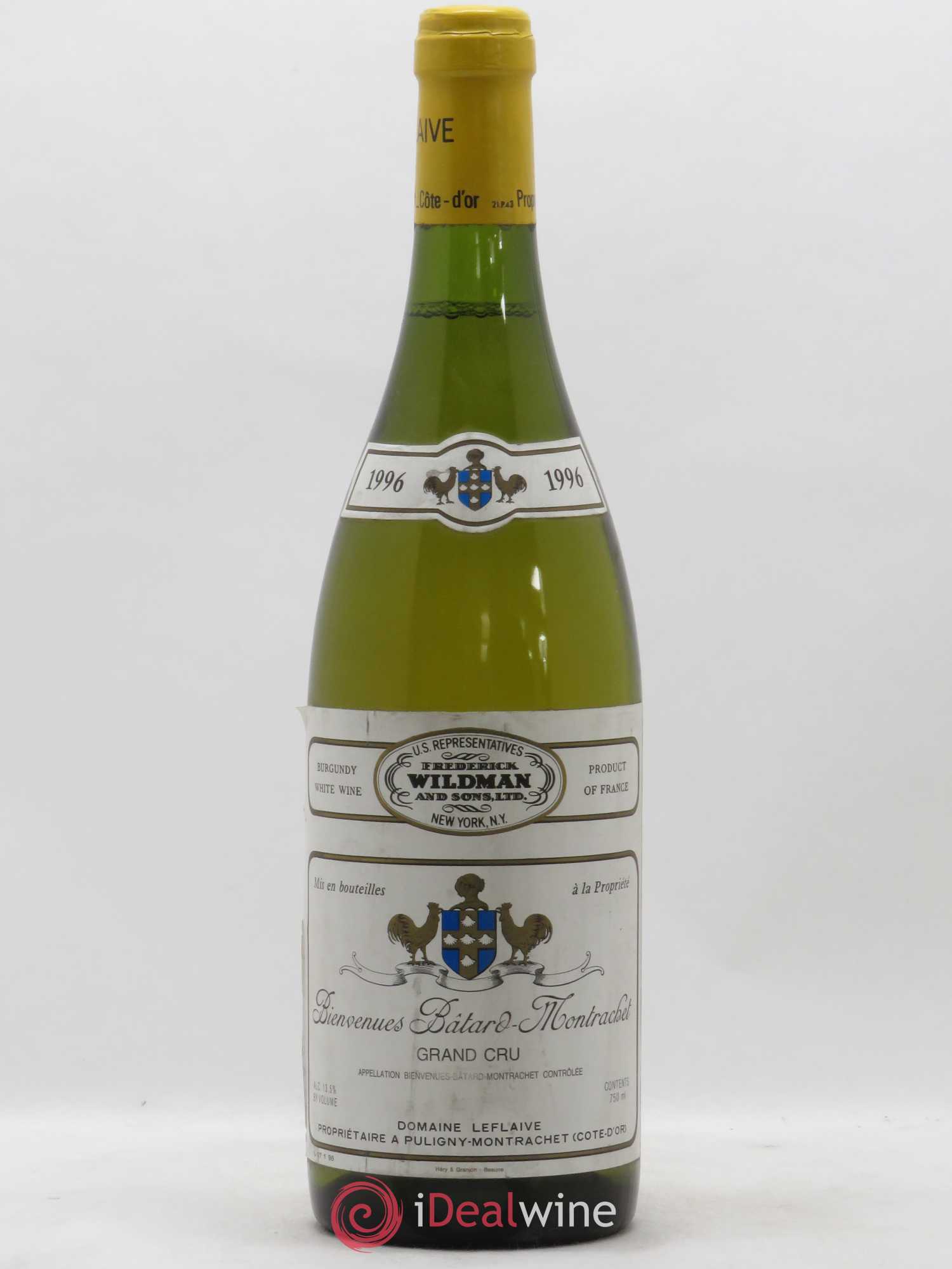 Bienvenues-Bâtard-Montrachet Grand Cru Leflaive (Domaine) 1996 - Lot de 1 bouteille - 0