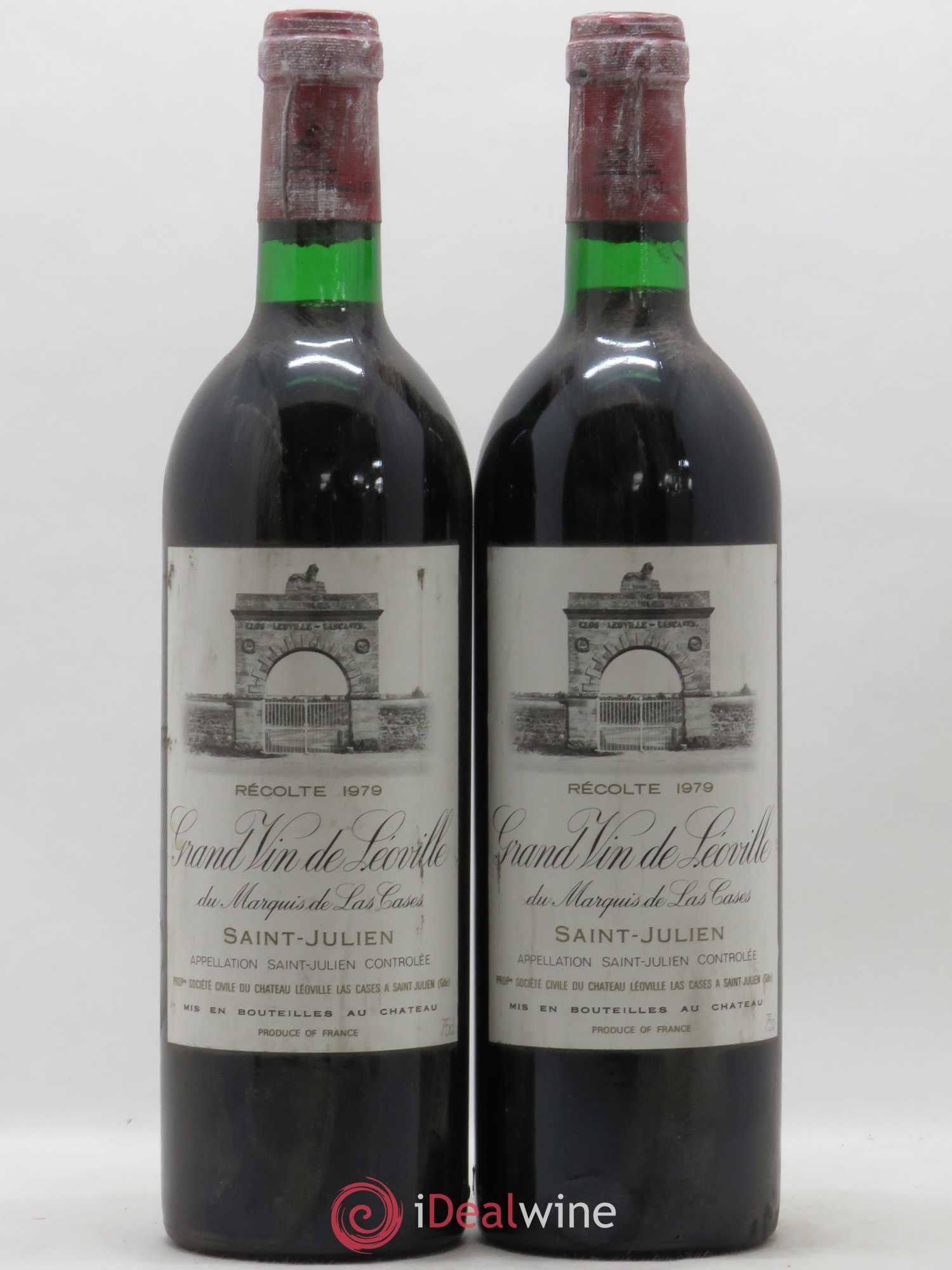 Château Léoville Las Cases 2ème Grand Cru Classé 1979 - Lot de 2 bouteilles - 0
