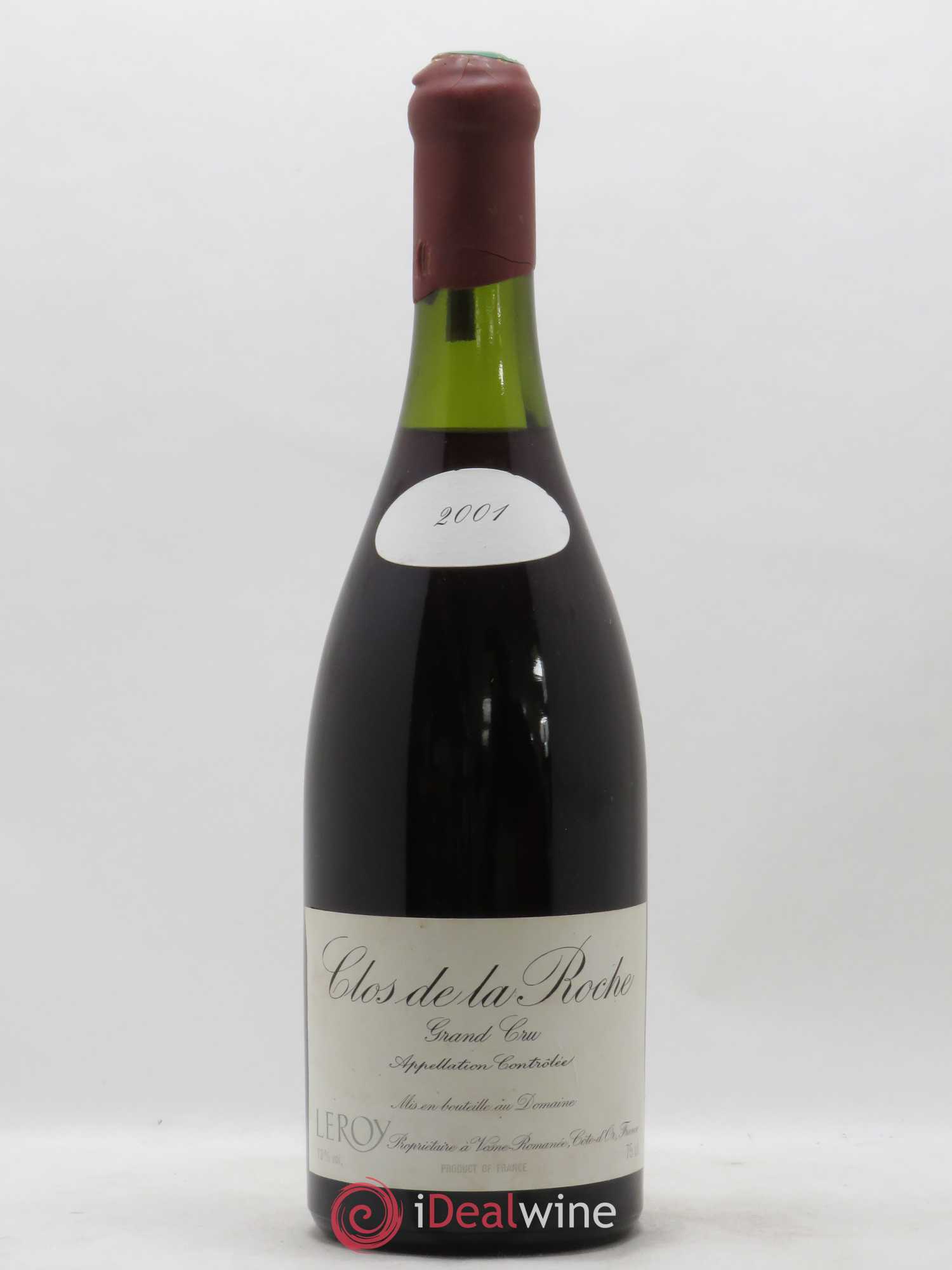 Clos de la Roche Grand Cru Leroy (Domaine) 2001 - Lot de 1 bouteille - 0
