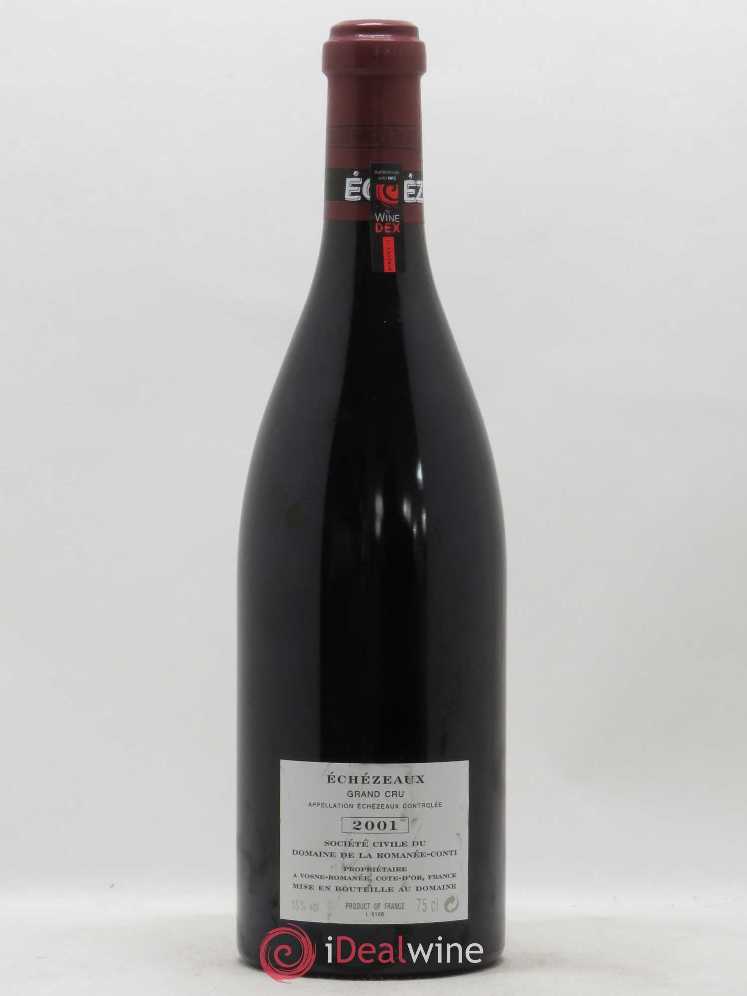 Echezeaux Grand Cru Domaine de la Romanée-Conti 2001 - Lot de 1 bouteille - 1