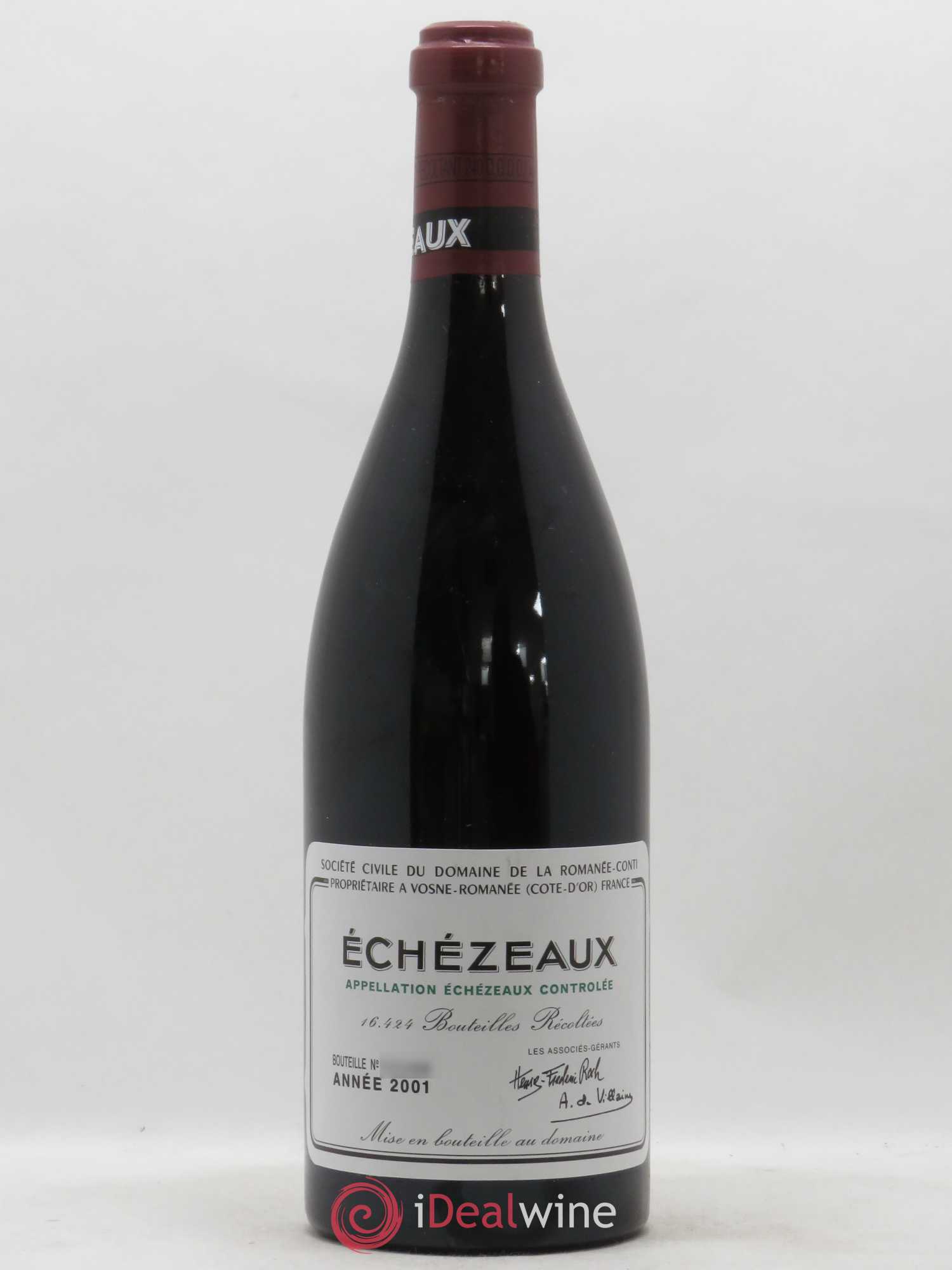 Echezeaux Grand Cru Domaine de la Romanée-Conti 2001 - Lot de 1 bouteille - 0