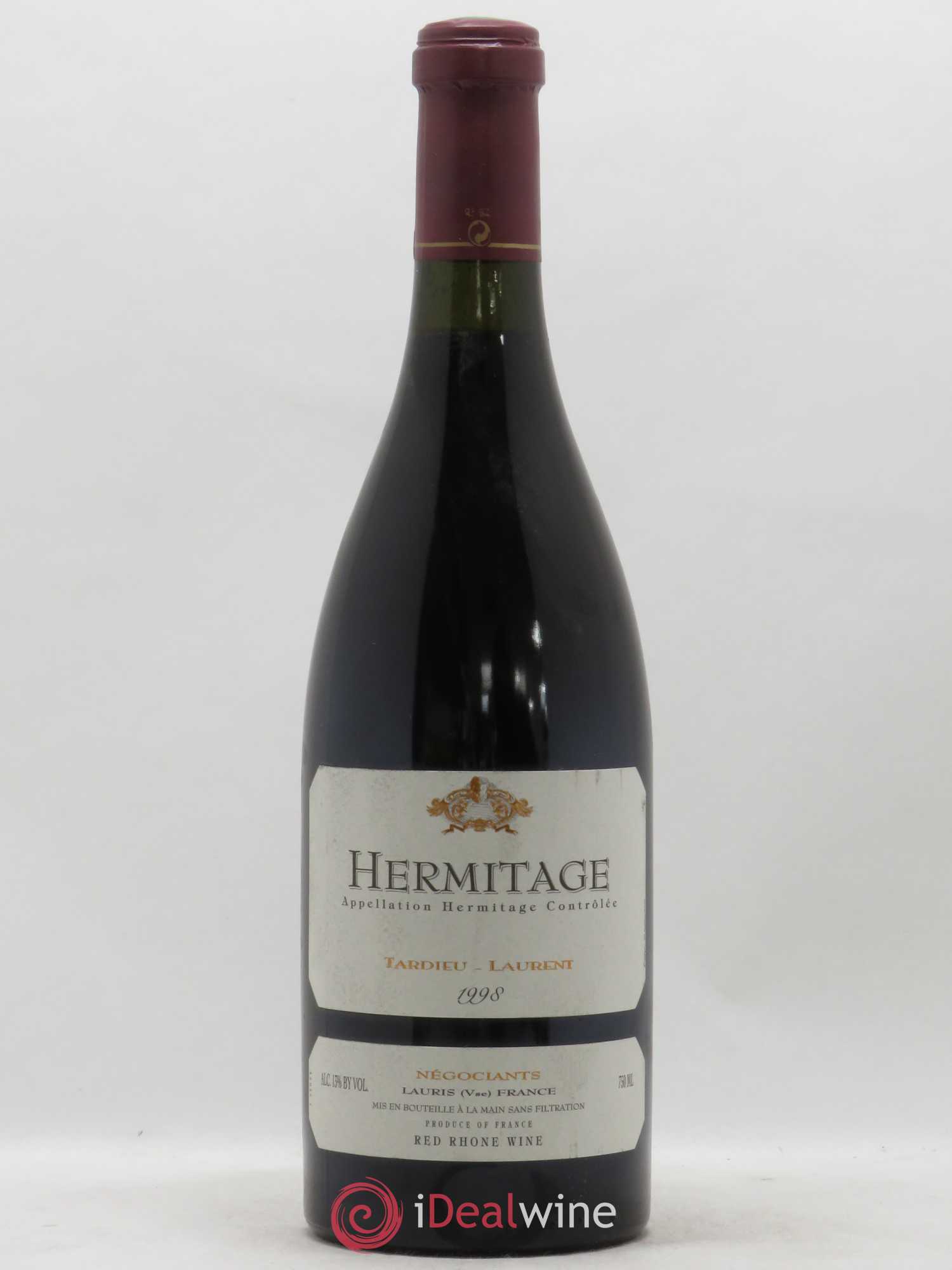 Hermitage Maison Tardieu-Laurent 1998 - Lot de 1 bouteille - 0