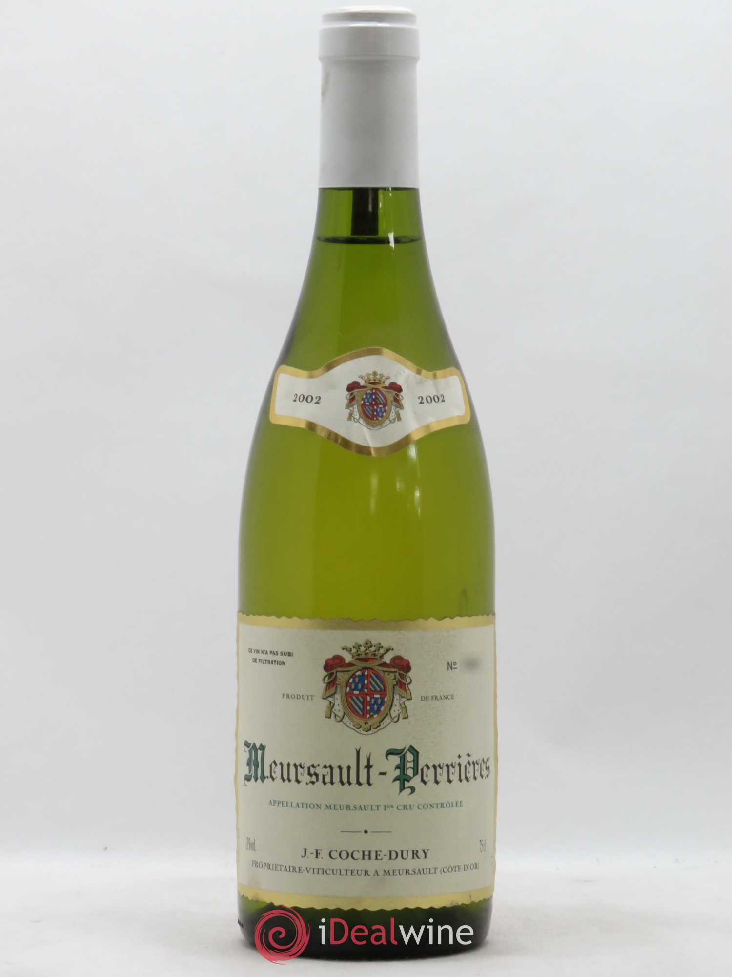 Meursault 1er Cru Perrières Coche Dury (Domaine) 2002 - Lot de 1 bouteille - 0