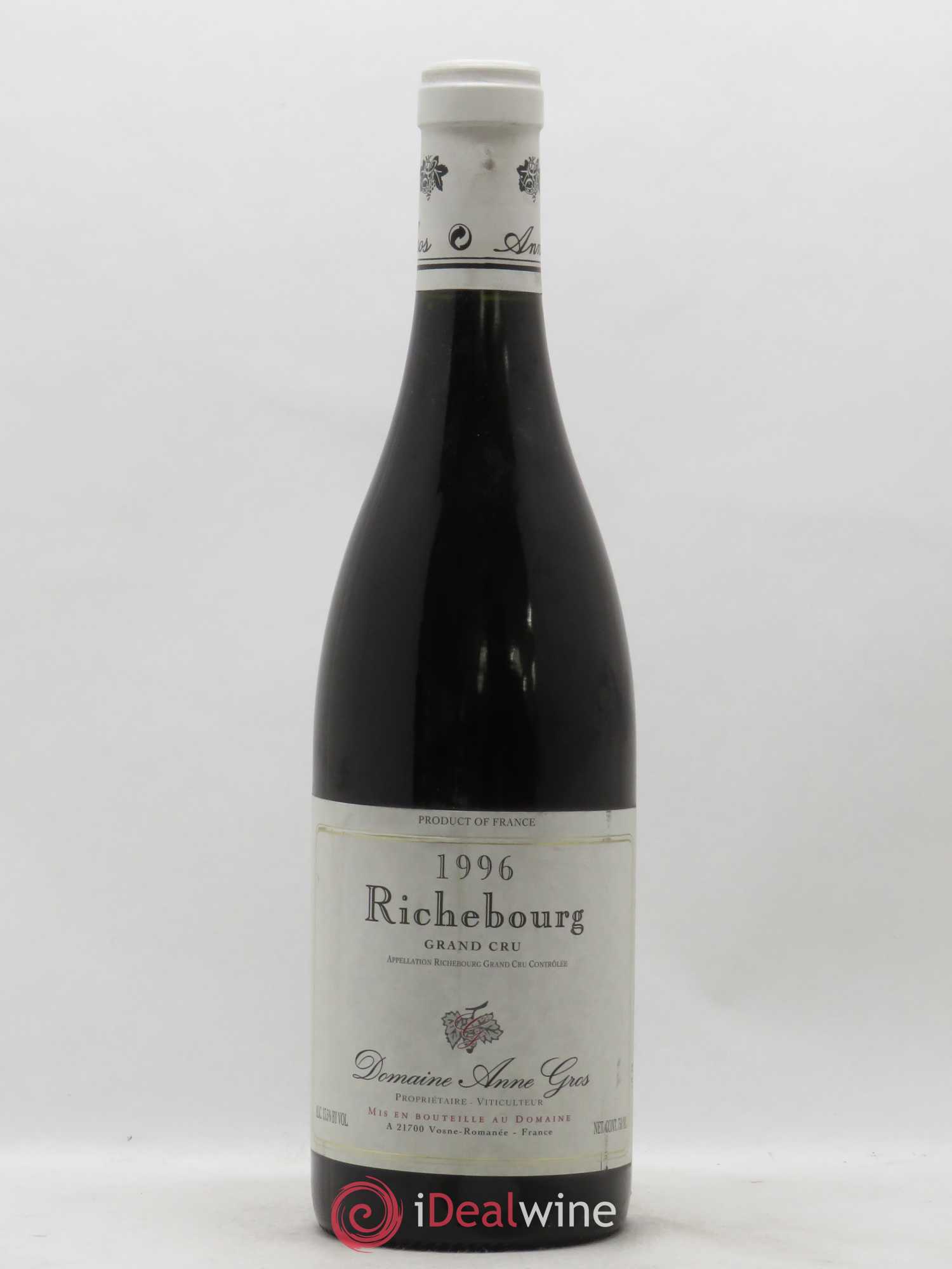 Richebourg Grand Cru Anne Gros 1996 - Lot de 1 bouteille - 0