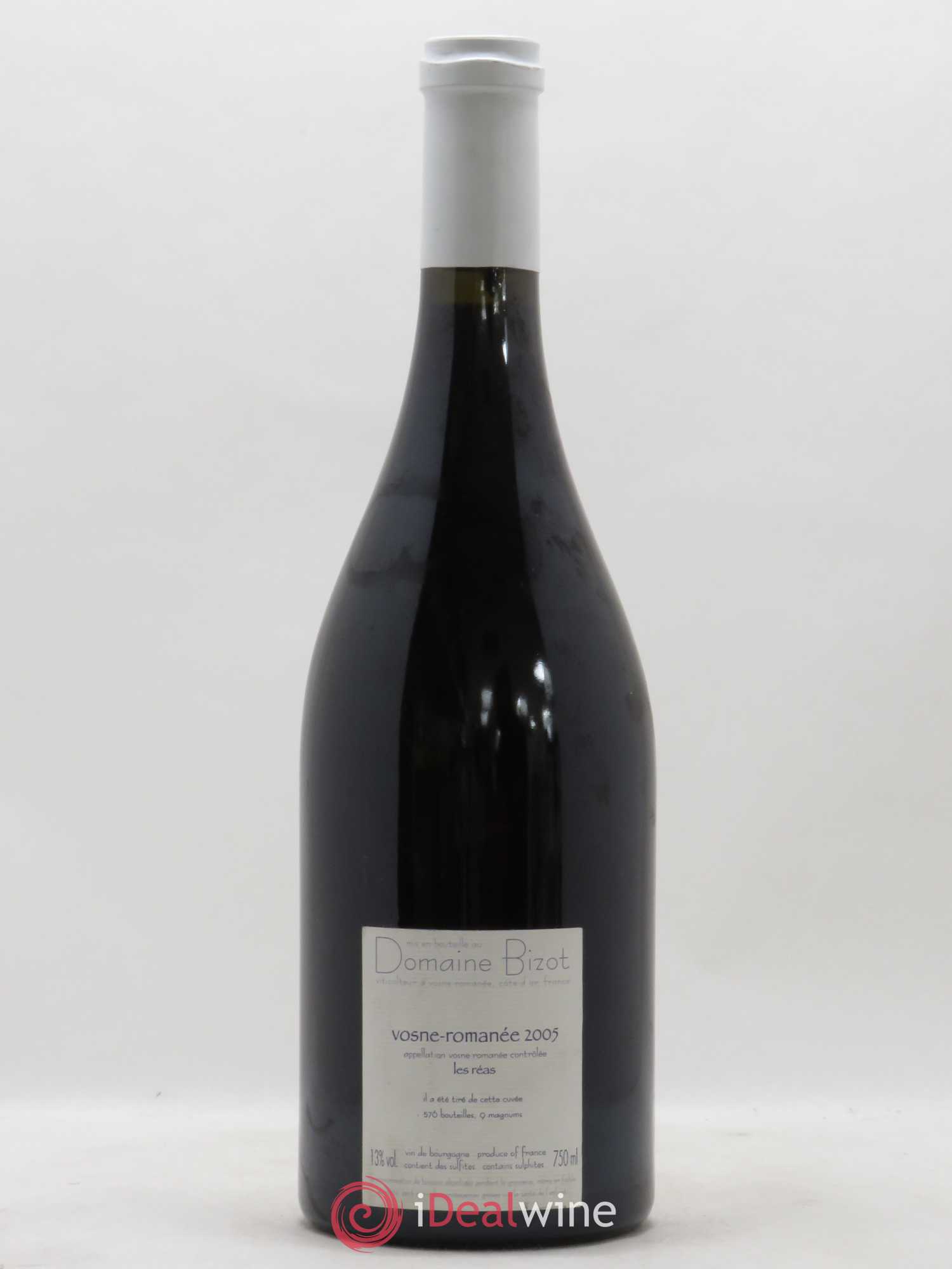 Vosne-Romanée Les Réas Bizot (Domaine) 2005 - Lot de 1 bouteille - 1