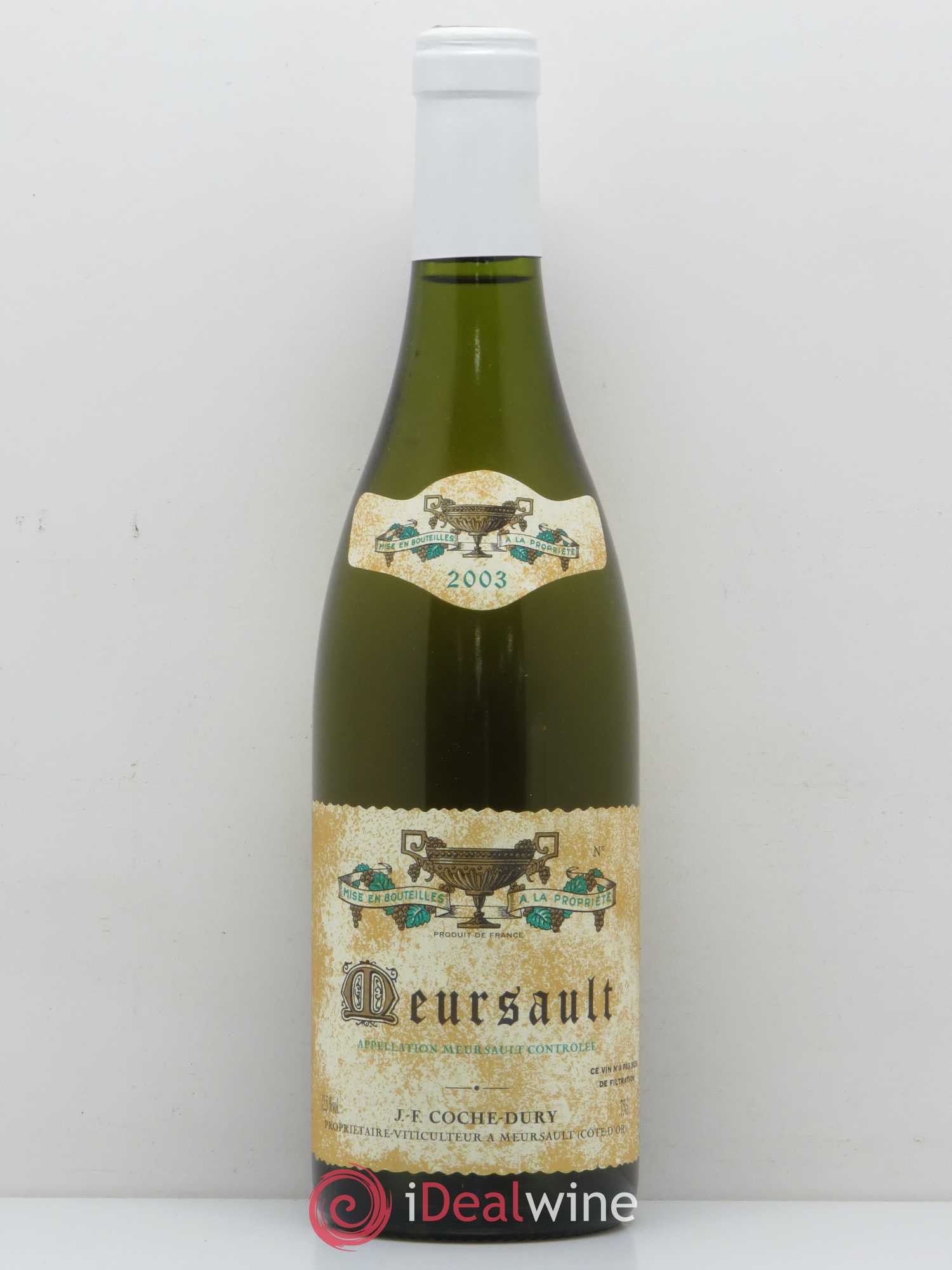 Meursault Coche Dury (Domaine) 2003 - Lot de 1 bouteille - 0