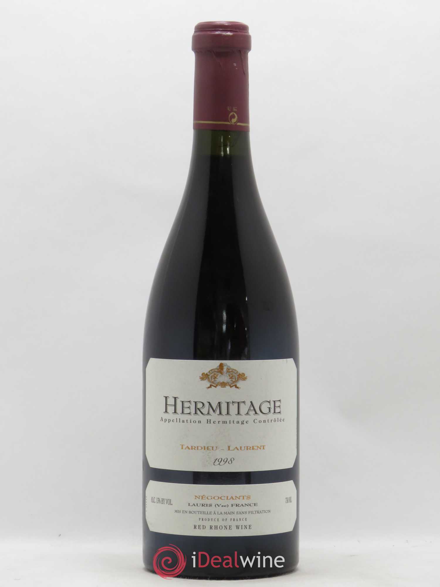 Hermitage Maison Tardieu-Laurent 1998 - Lot de 1 bouteille - 0