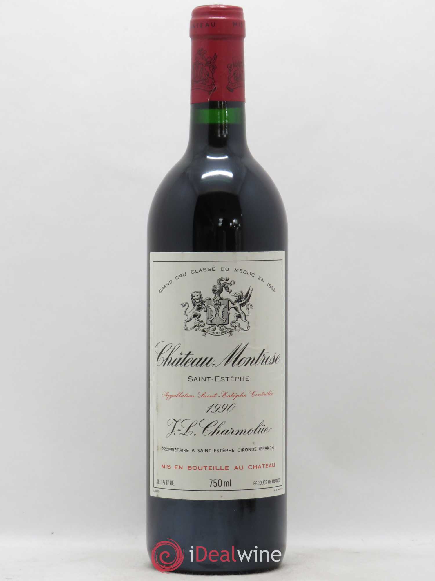Château Montrose 2ème Grand Cru Classé 1990 - Lot de 1 bouteille - 0