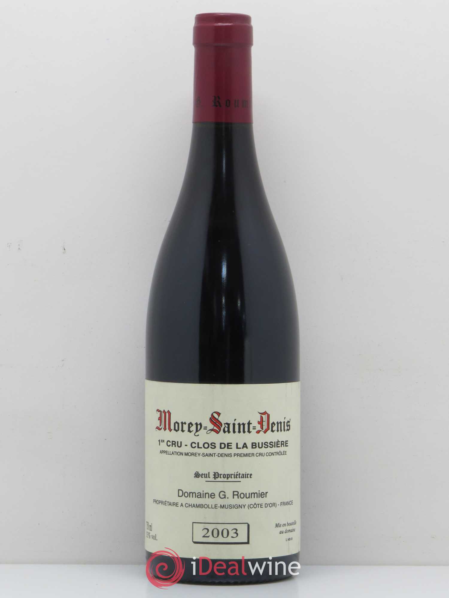 Morey-Saint-Denis 1er Cru Clos de la Bussière Georges Roumier (Domaine) 2003 - Lot de 1 bouteille - 0