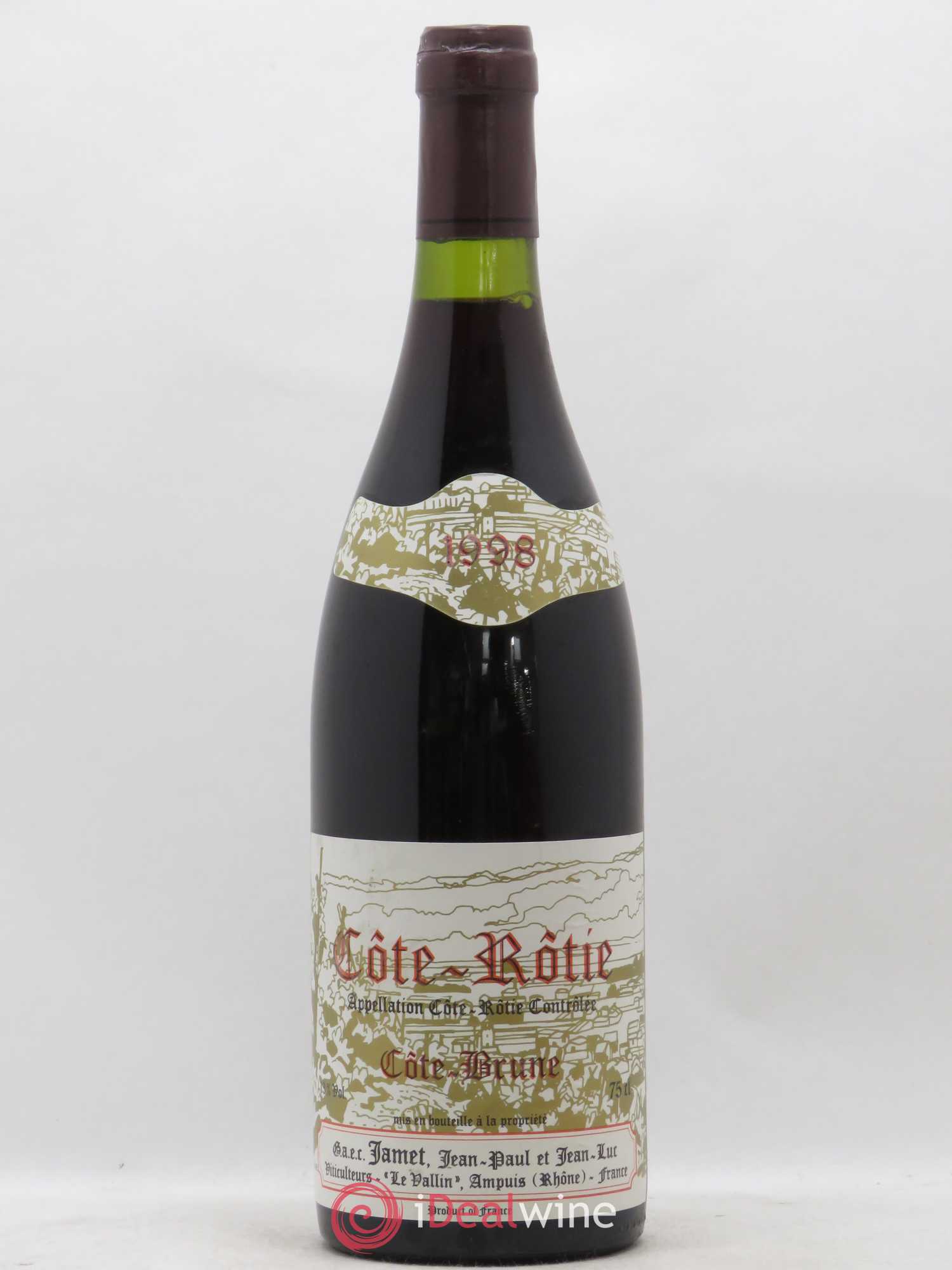 Côte-Rôtie Côte Brune Jamet (Domaine) 1998 - Lot de 1 bouteille - 0