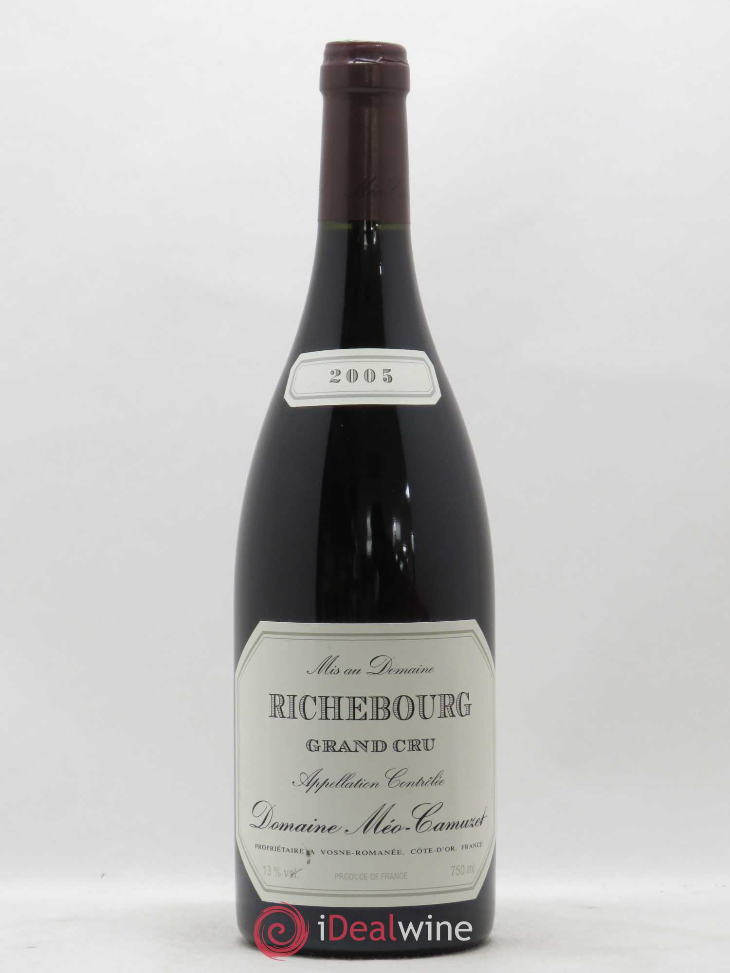Richebourg Grand Cru Méo-Camuzet (Domaine) 2005 - Lot de 1 bouteille - 0