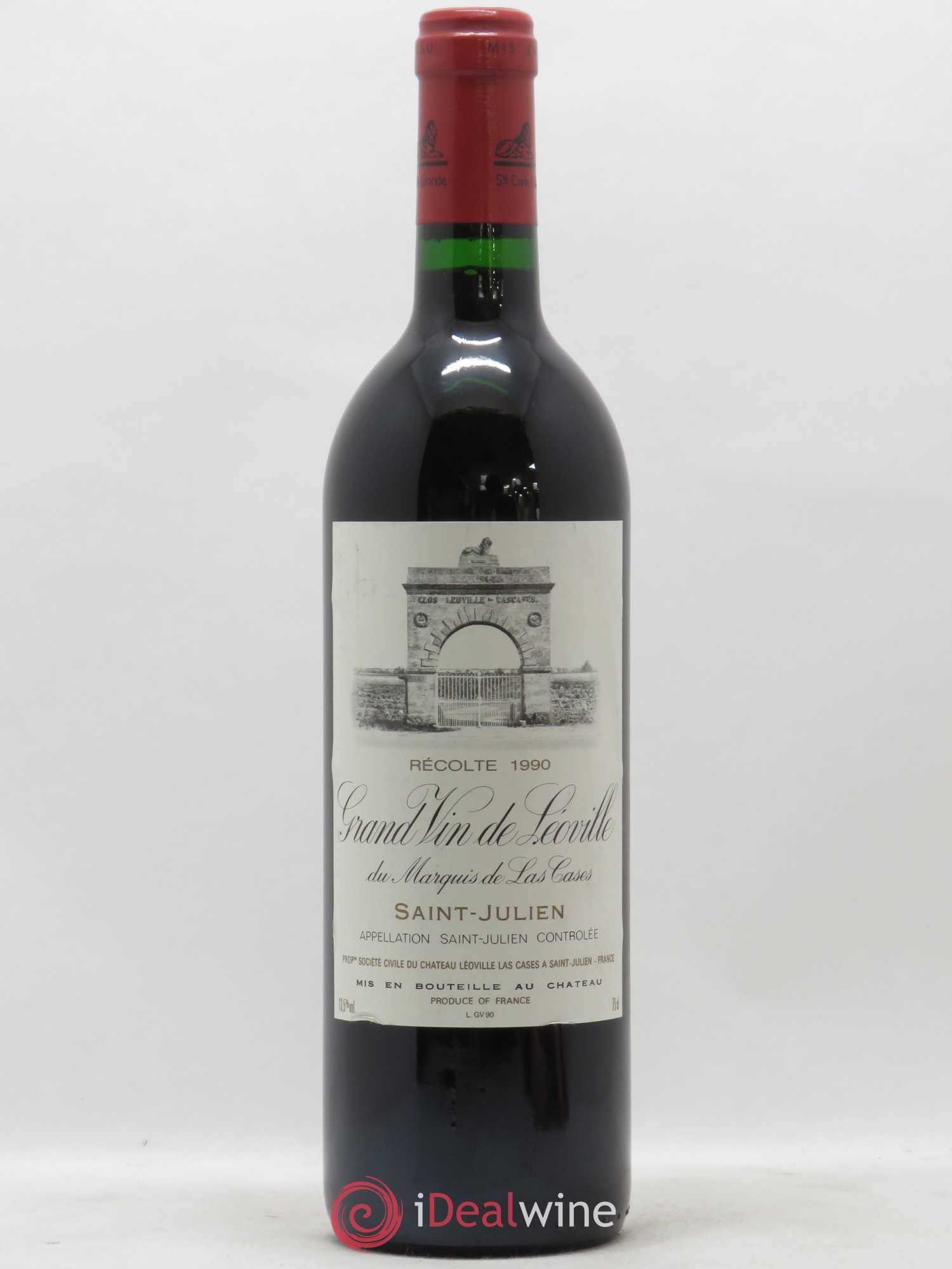 Château Léoville Las Cases 2ème Grand Cru Classé 1990 - Lot de 1 bouteille - 0