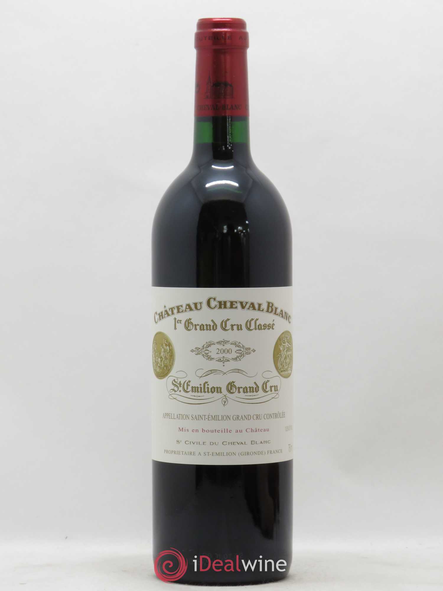 Château Cheval Blanc 1er Grand Cru Classé A 2000 - Lot de 1 bouteille - 0