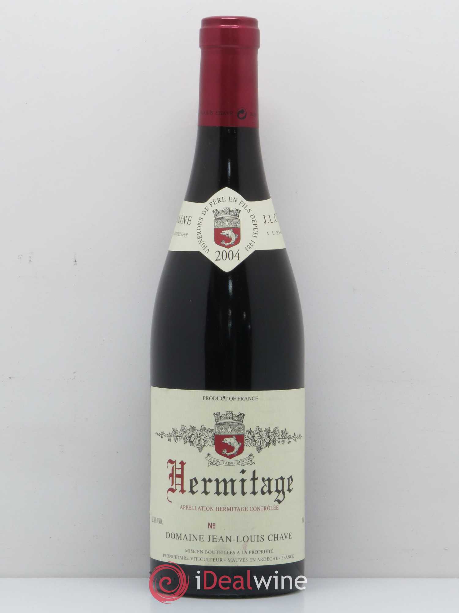 Hermitage Jean-Louis Chave 2004 - Lot de 1 bouteille - 0