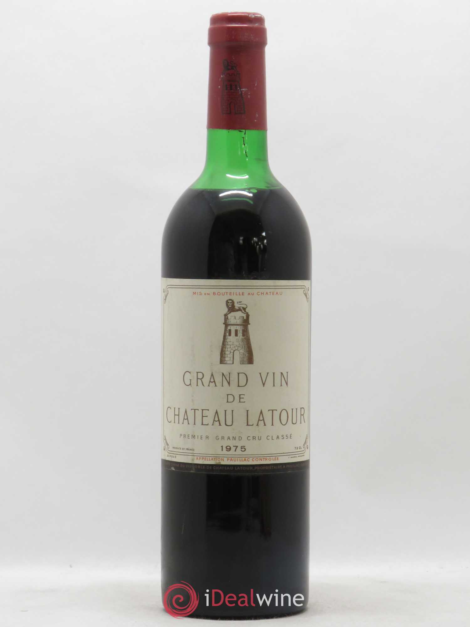Château Latour 1er Grand Cru Classé 1975 - Lot de 1 bouteille - 0