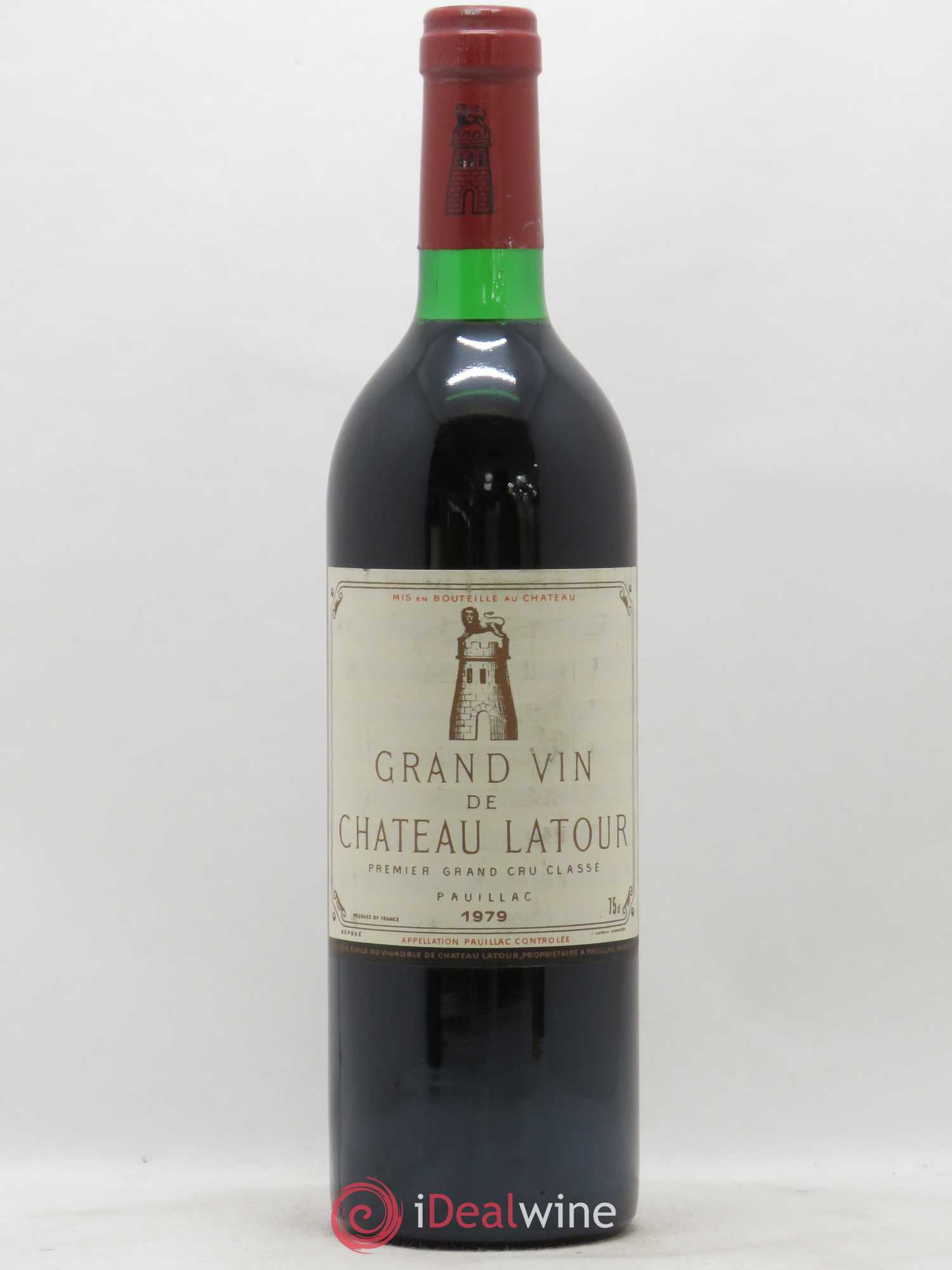 Château Latour 1er Grand Cru Classé 1979 - Lot de 1 bouteille - 0