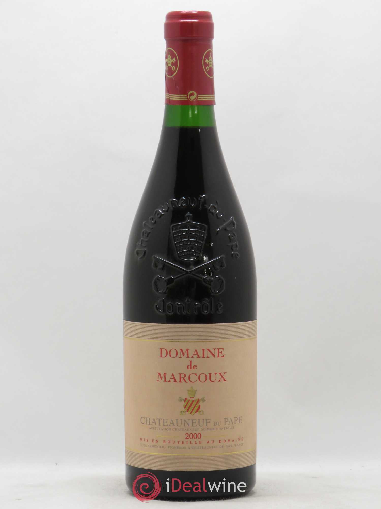 Châteauneuf-du-Pape Marcoux (Domaine de) 2000 - Lot de 1 bouteille - 0