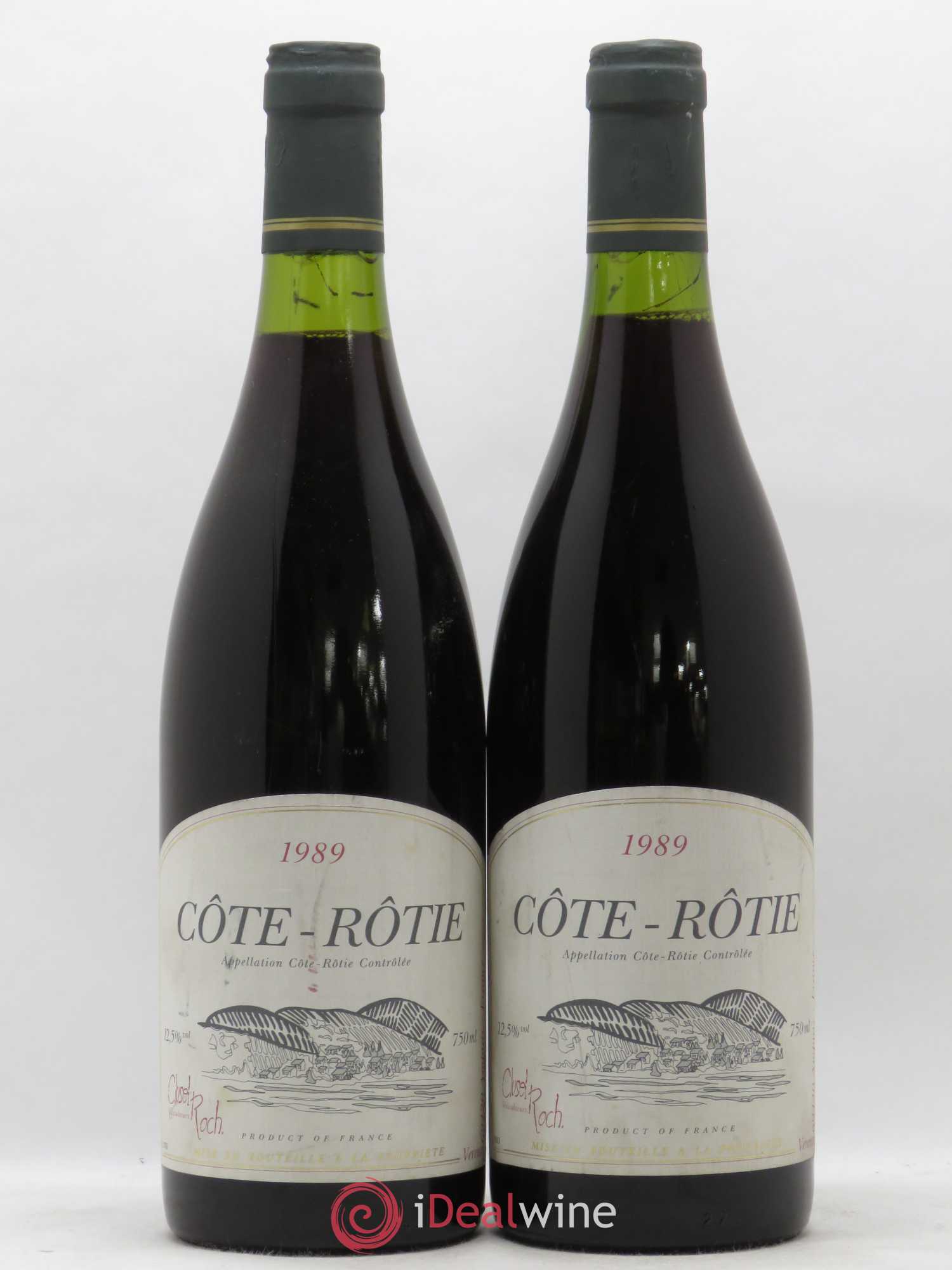 Côte-Rôtie Clusel-Roch 1989 - Posten von 2 Flaschen - 0