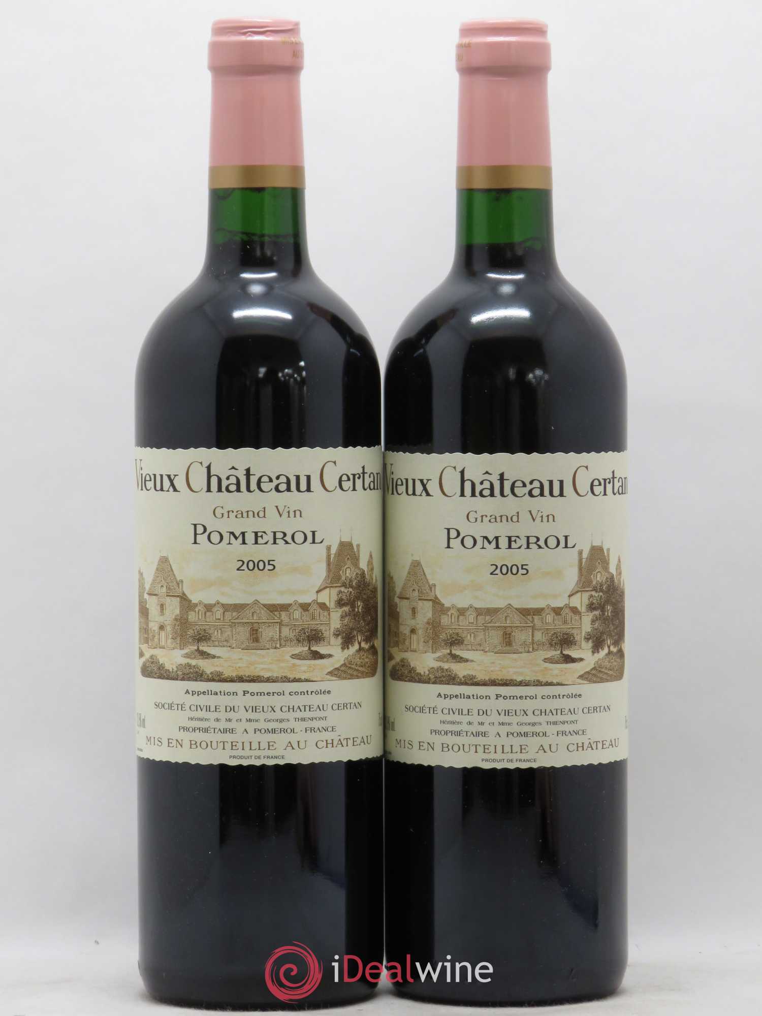 Vieux Château Certan 2005 - Lot de 2 bouteilles - 0