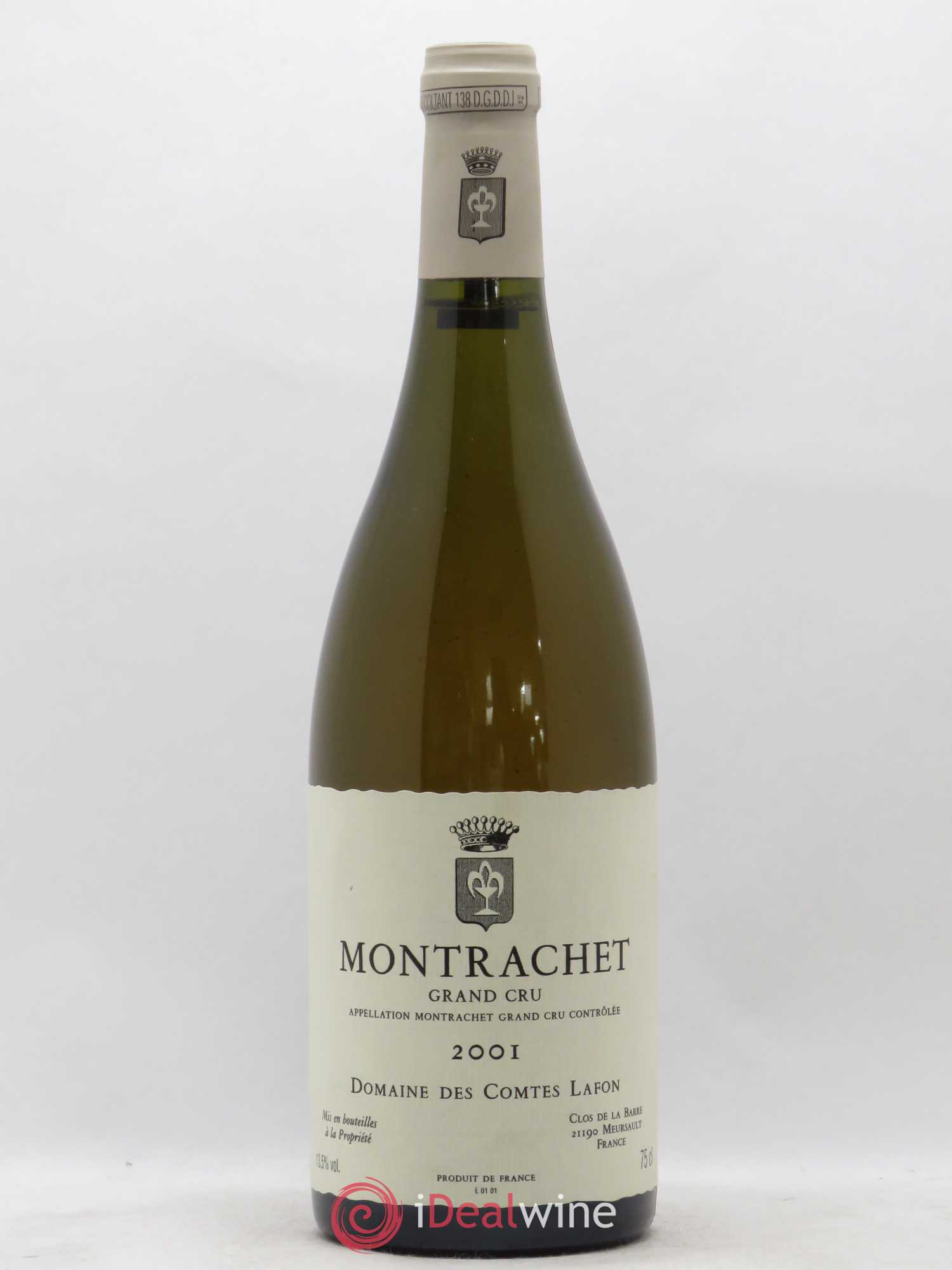 Montrachet Grand Cru Comtes Lafon (Domaine des) 2001 - Lot de 1 bouteille - 0