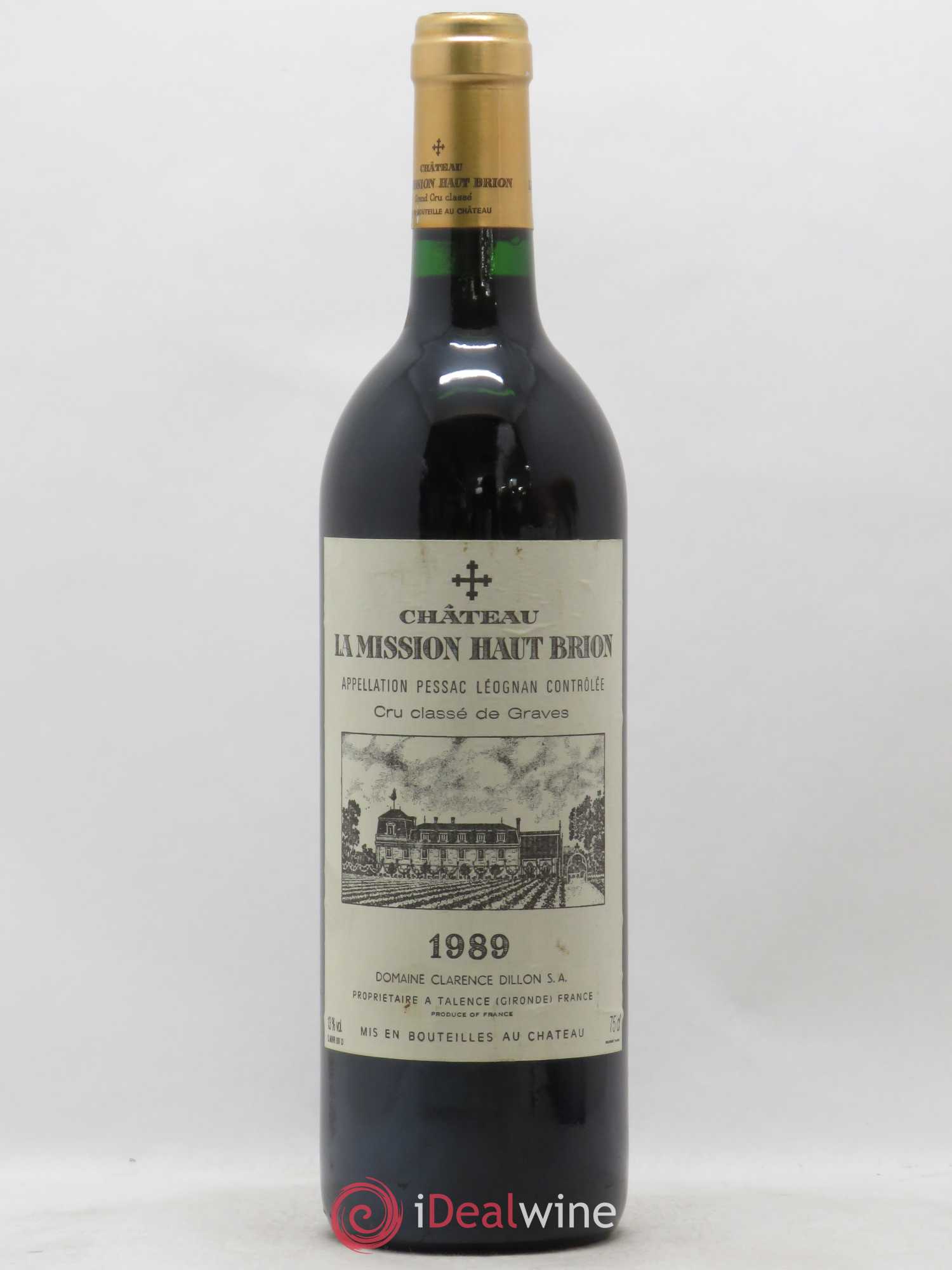 Château la Mission Haut-Brion Cru Classé de Graves 1989 - Lot de 1 bouteille - 0