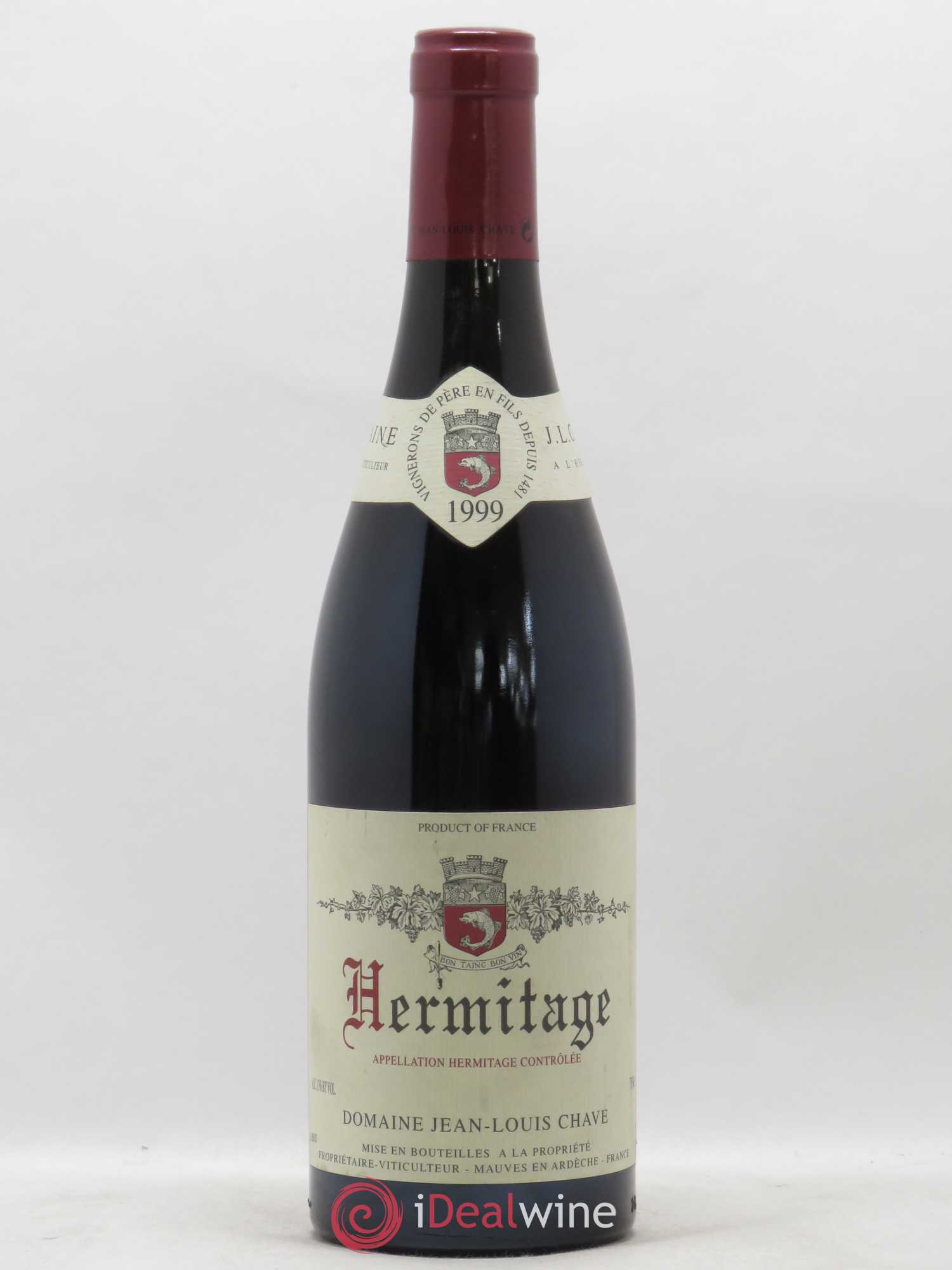 Hermitage Jean-Louis Chave 1999 - Lot de 1 bouteille - 0