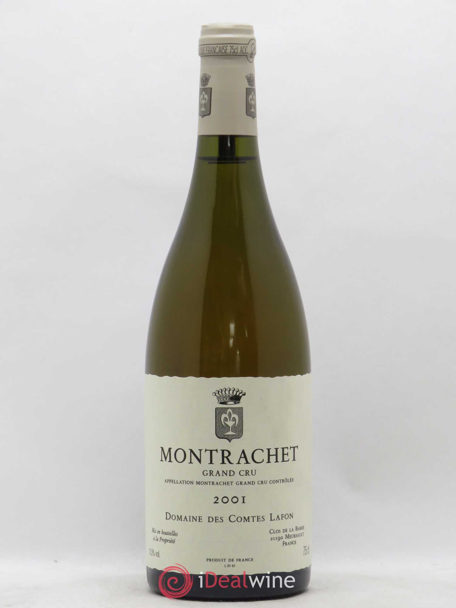 Montrachet Grand Cru Comtes Lafon (Domaine des) 2001 - Lot de 1 bouteille - 0