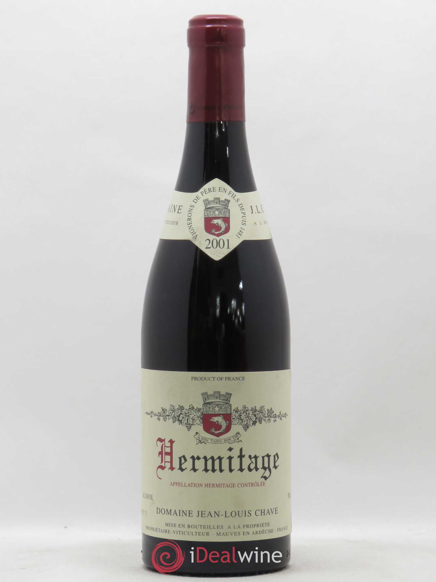 Hermitage Jean-Louis Chave 2001 - Lot de 1 bouteille - 0