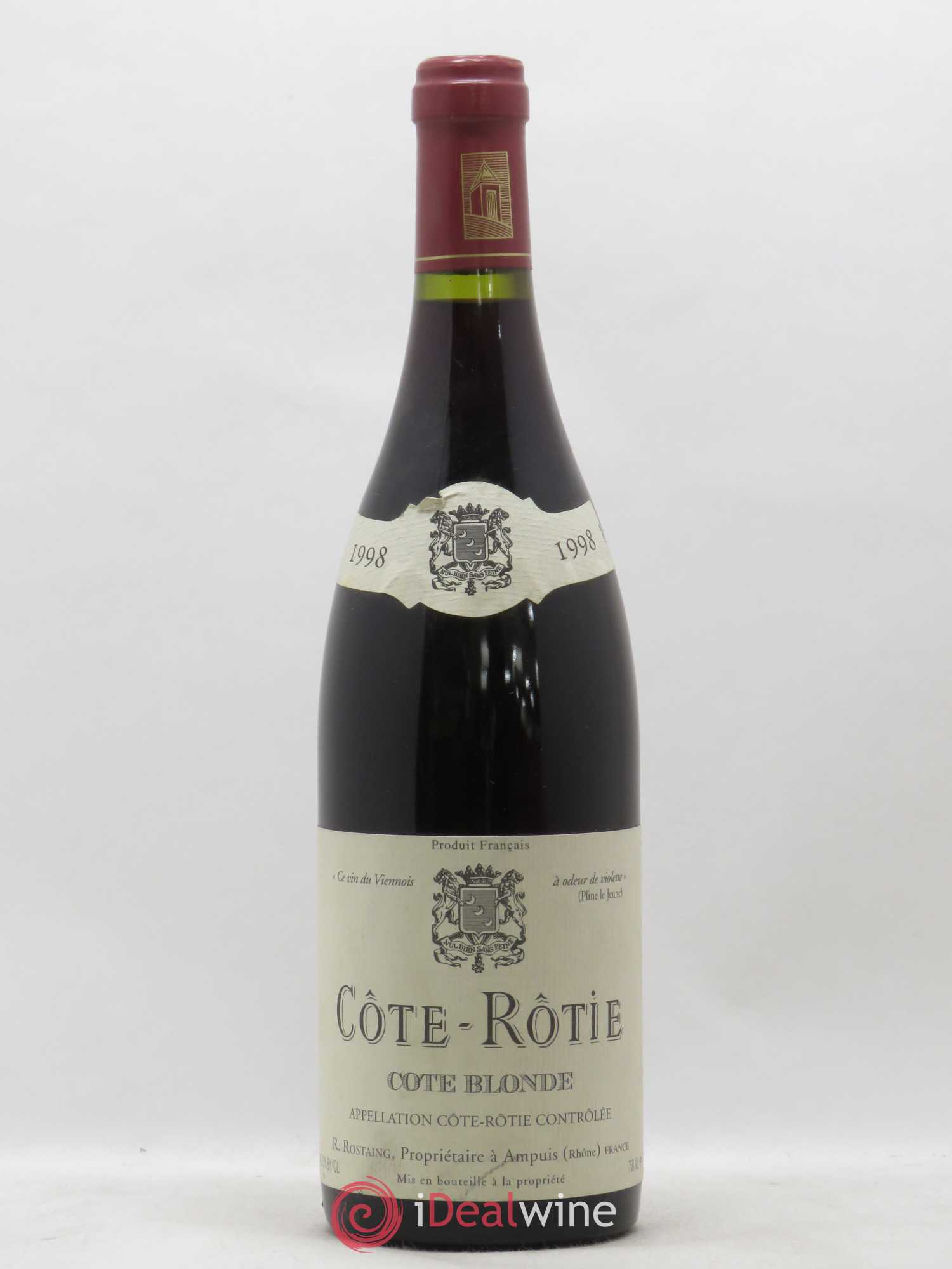 Côte-Rôtie Côte Blonde René Rostaing 1998 - Posten von 1 Flasche - 0