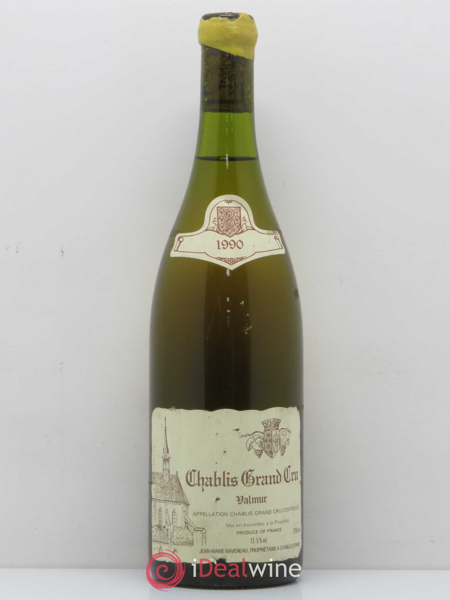 Chablis Grand Cru Valmur Raveneau (Domaine) 1990 - Lot de 1 bouteille - 0