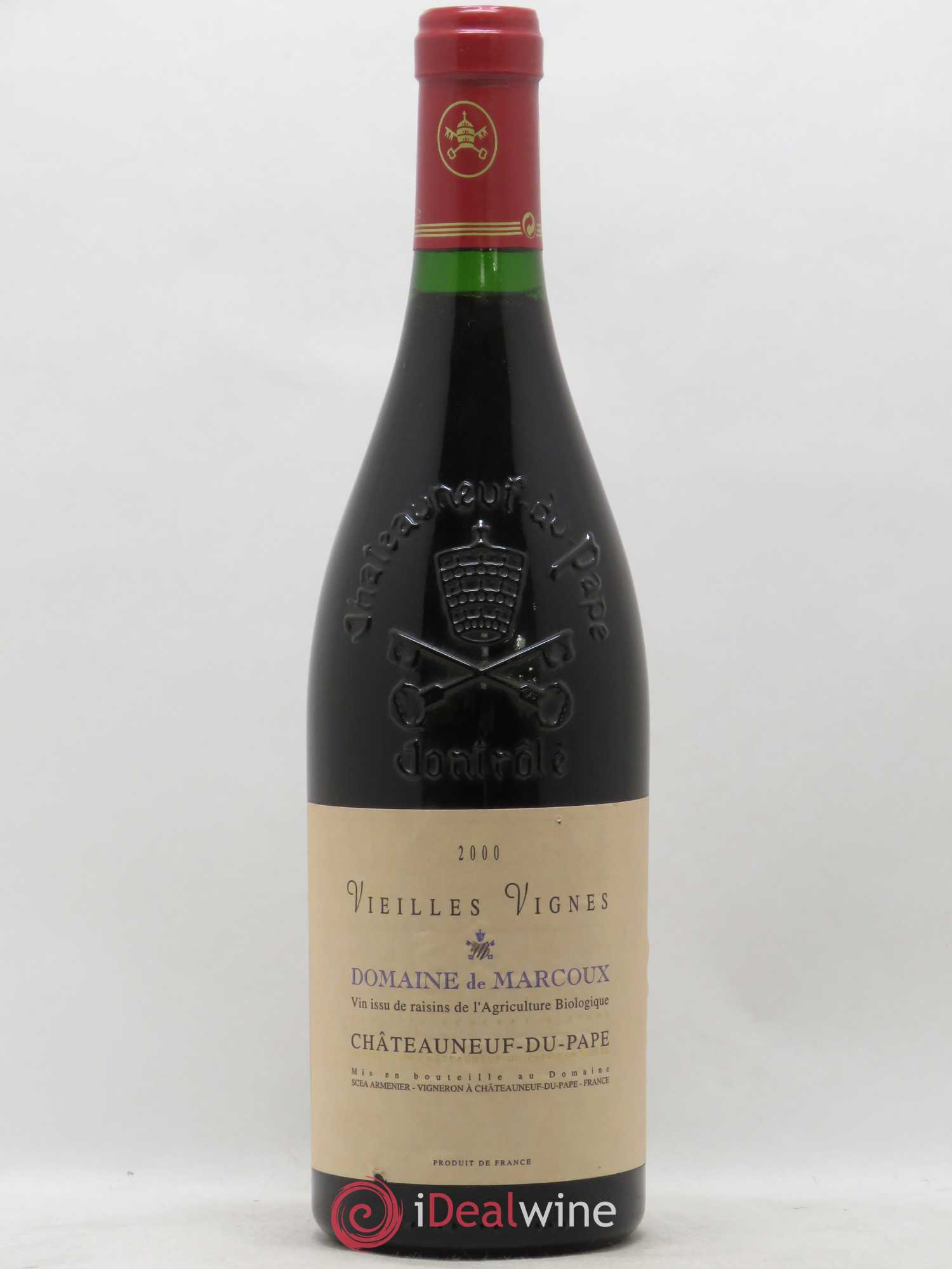 Châteauneuf-du-Pape Vieilles Vignes Marcoux (Domaine de) 2000 - Lot de 1 bouteille - 0