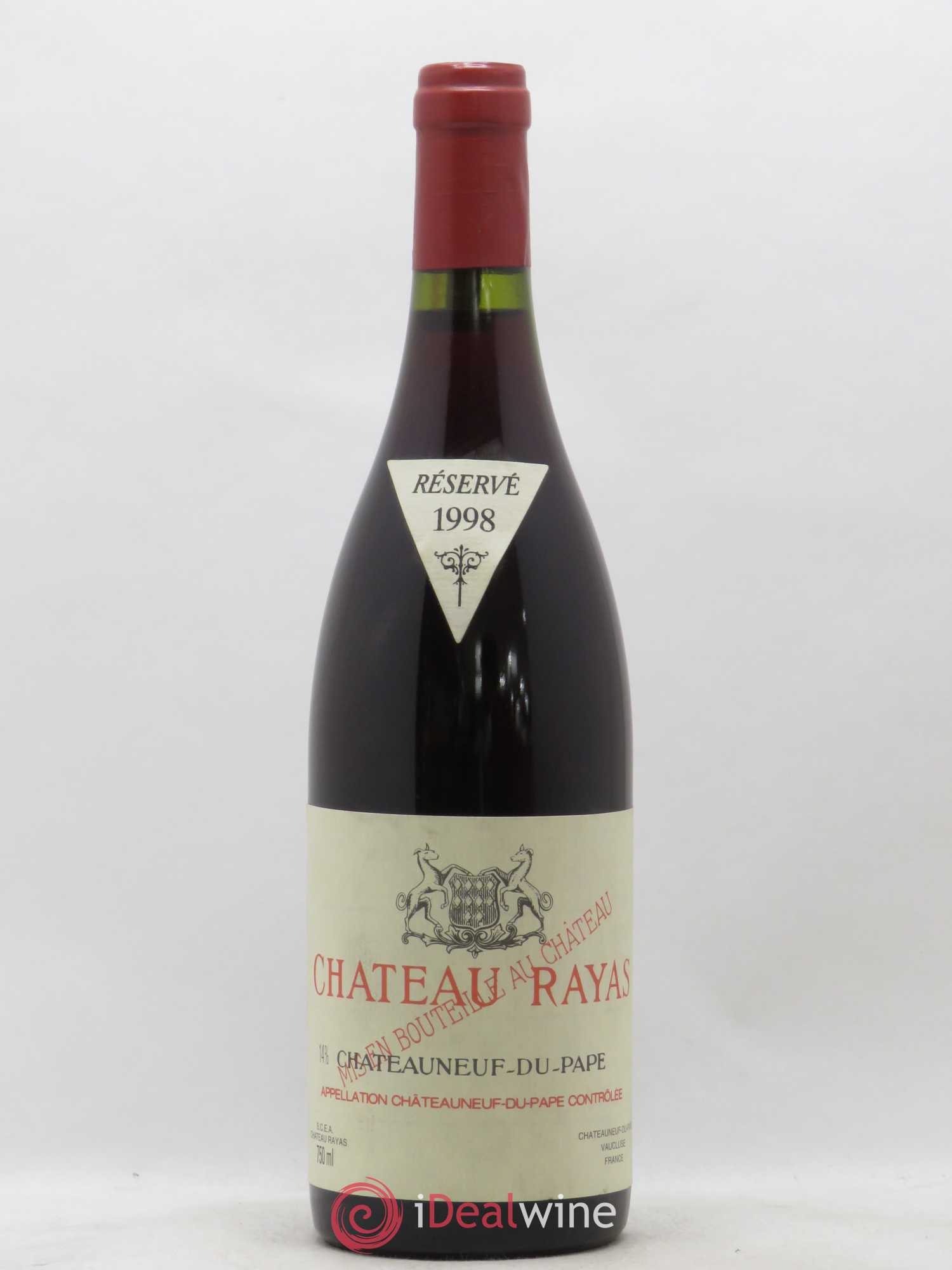 Châteauneuf-du-Pape Château Rayas Emmanuel Reynaud 1998 - Lot de 1 bouteille - 0