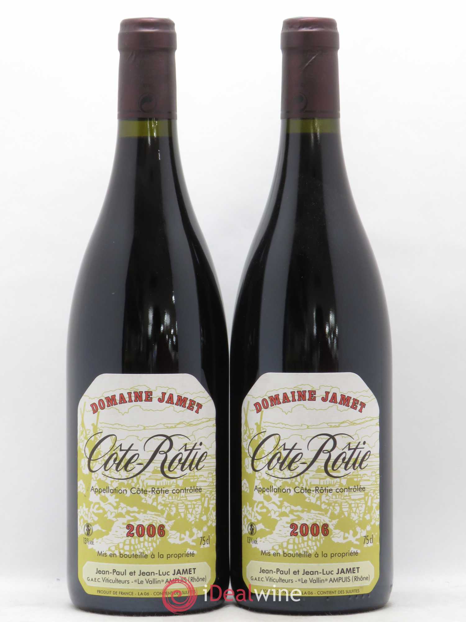 Côte-Rôtie Jamet (Domaine) 2006 - Lot de 2 bouteilles - 0