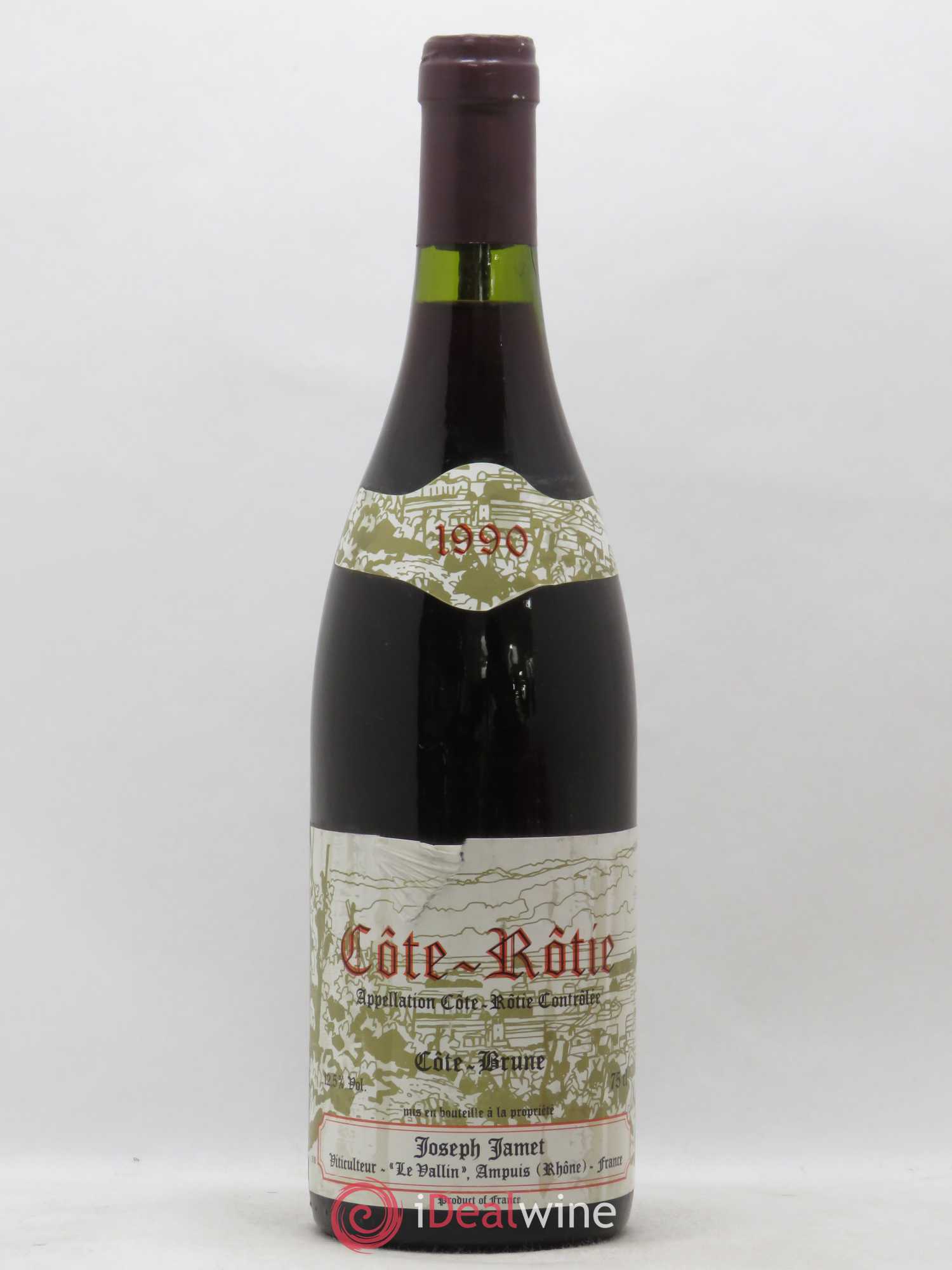 Côte-Rôtie Côte Brune Jamet (Domaine) 1990 - Lot de 1 bouteille - 0