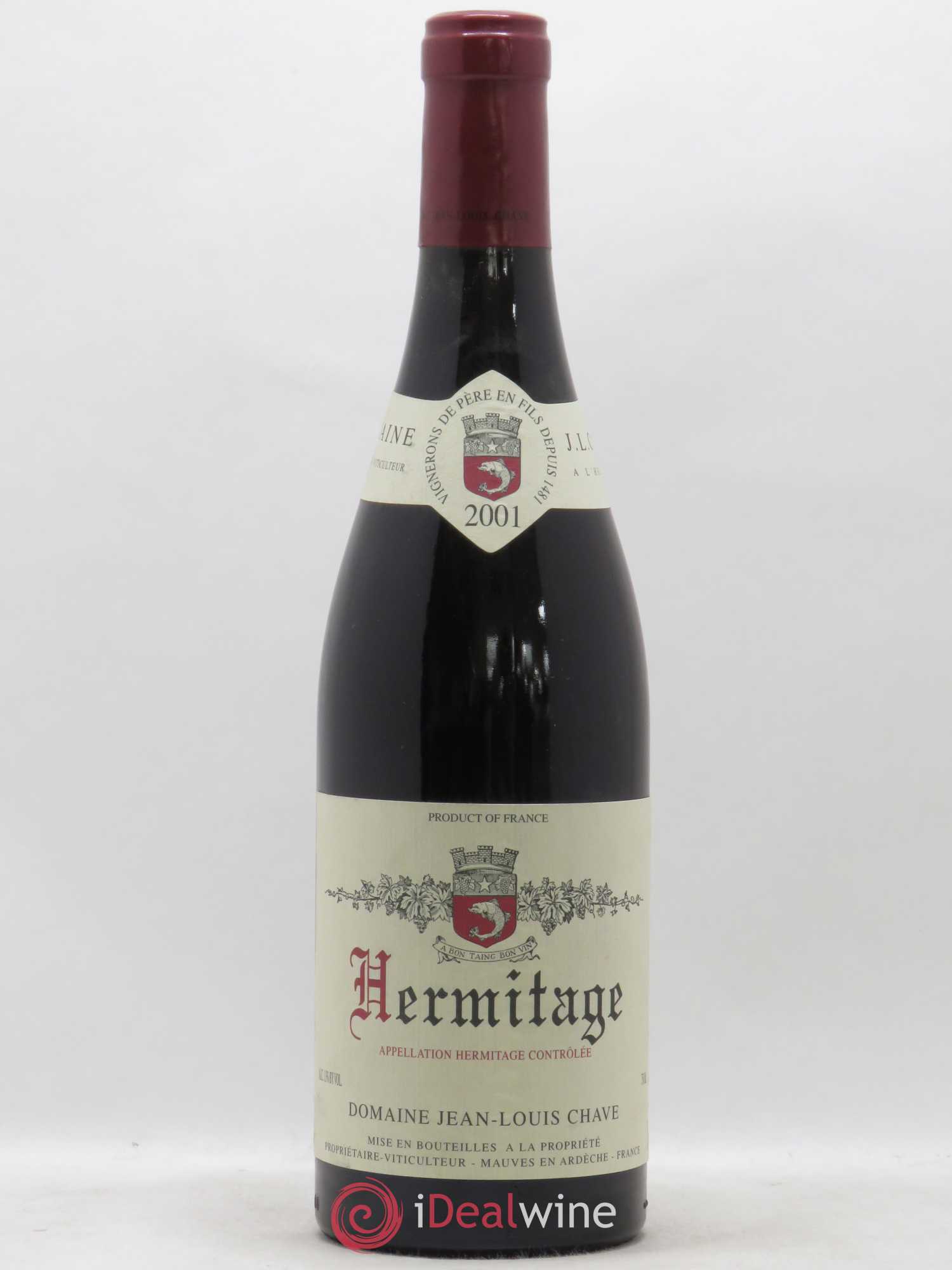 Hermitage Jean-Louis Chave 2001 - Lot de 1 bouteille - 0