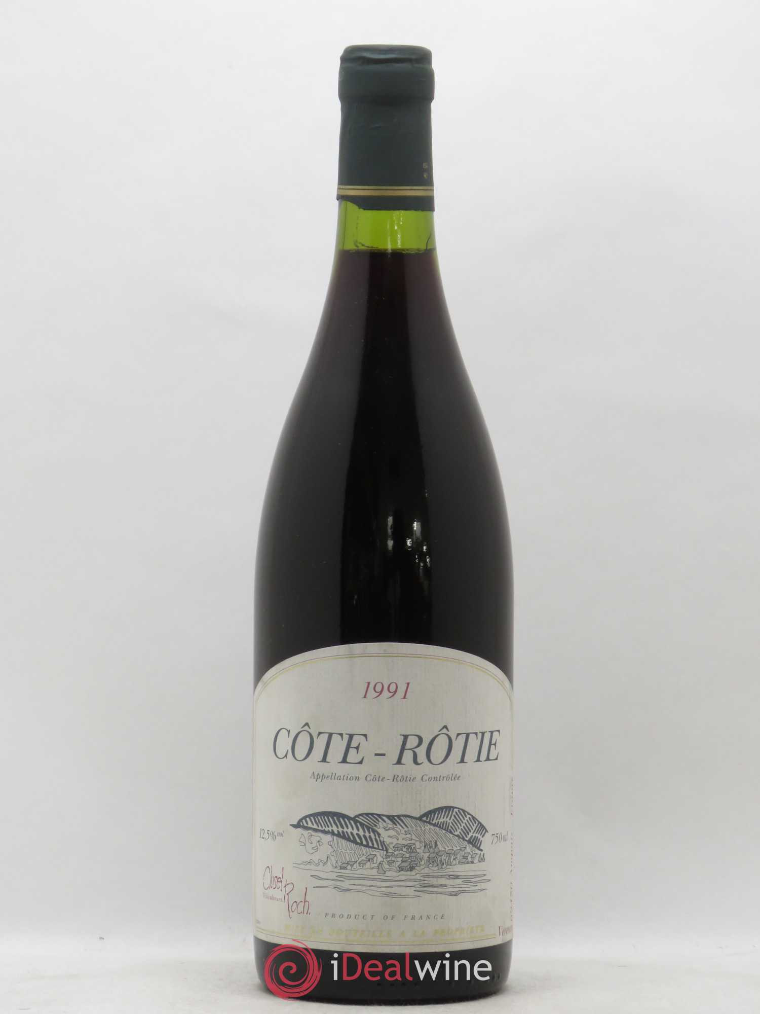 Côte-Rôtie Clusel-Roch 1991 - Lot de 1 bouteille - 0
