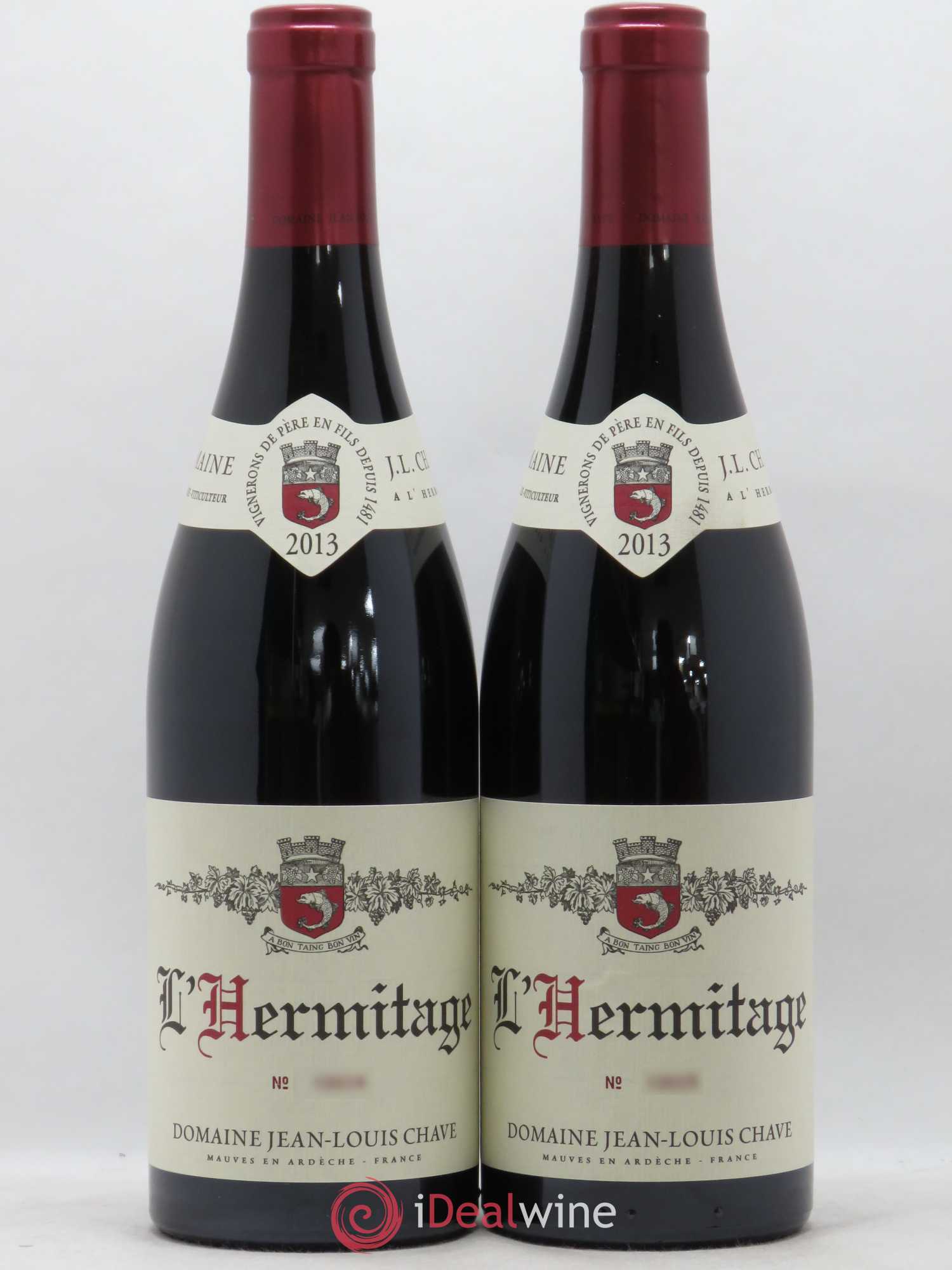 Hermitage Jean-Louis Chave 2013 - Lot de 2 bouteilles - 0