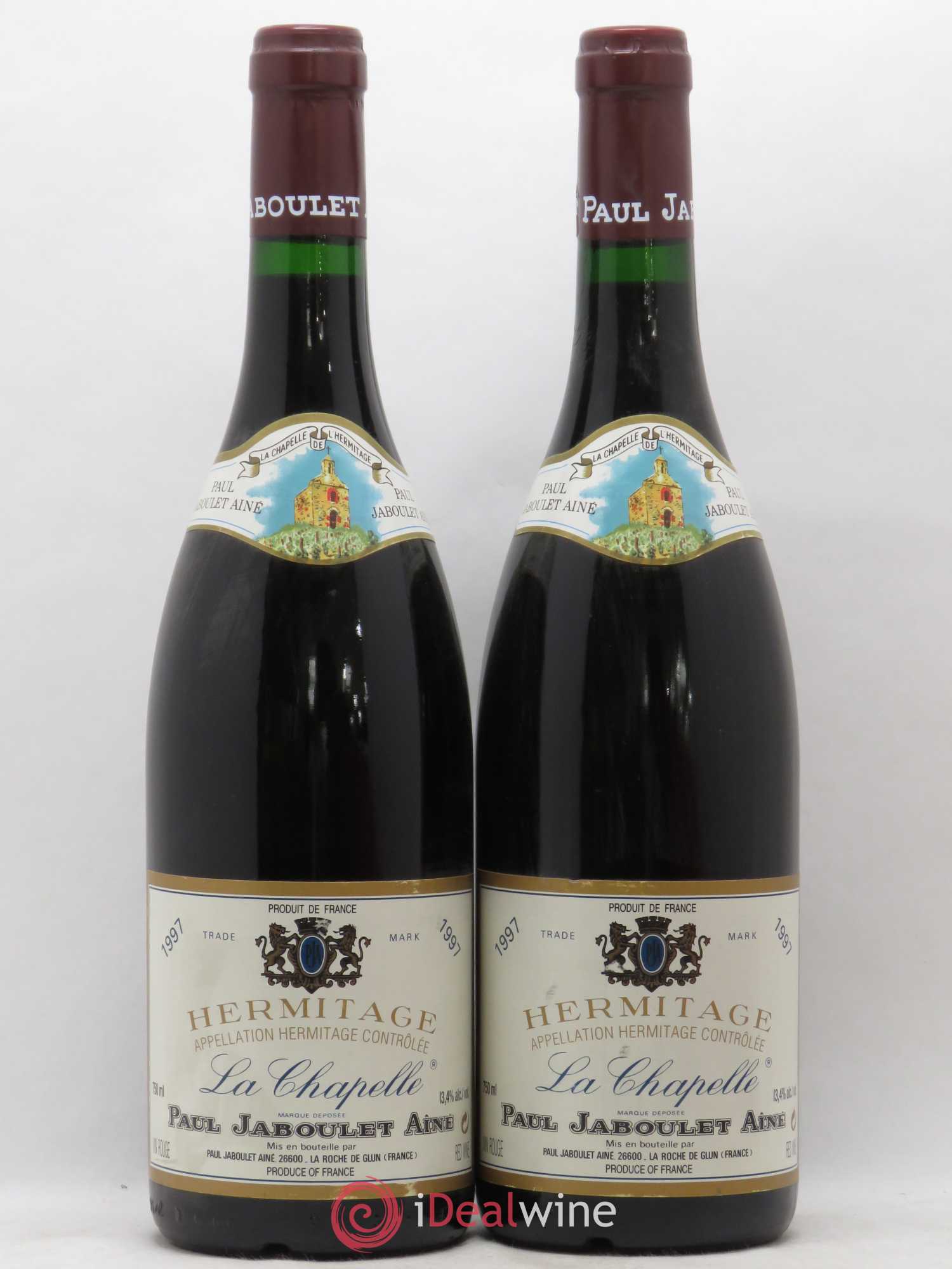 Hermitage La Chapelle Paul Jaboulet Ainé 1997 - Lot de 2 bouteilles - 0
