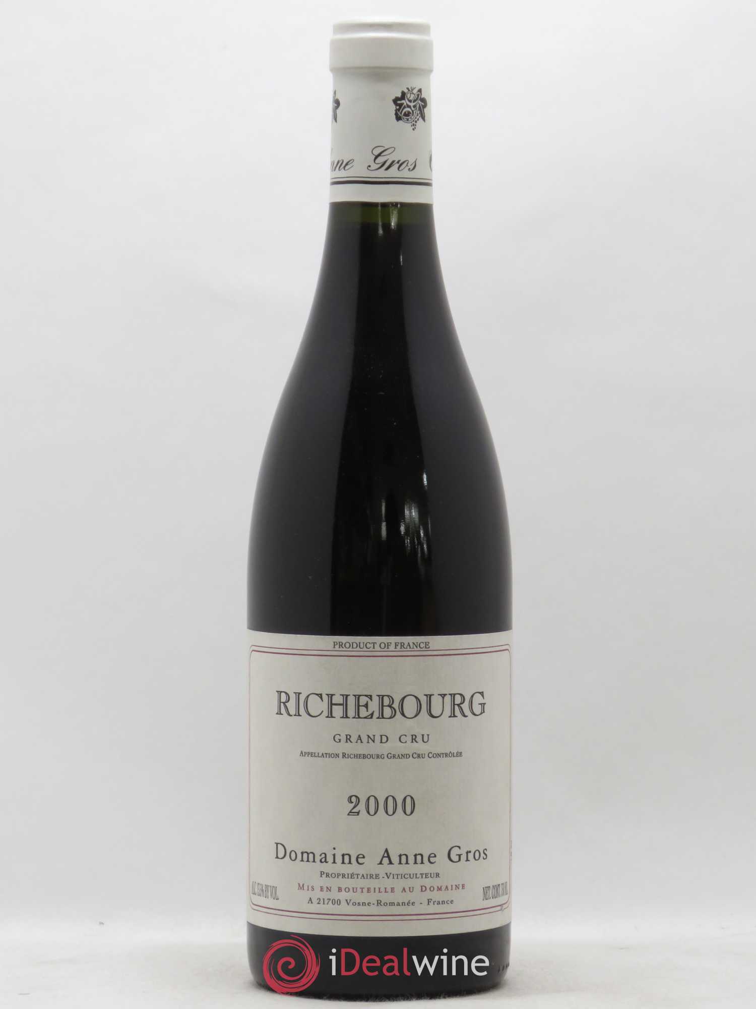 Richebourg Grand Cru Anne Gros 2000 - Lot de 1 bouteille - 0